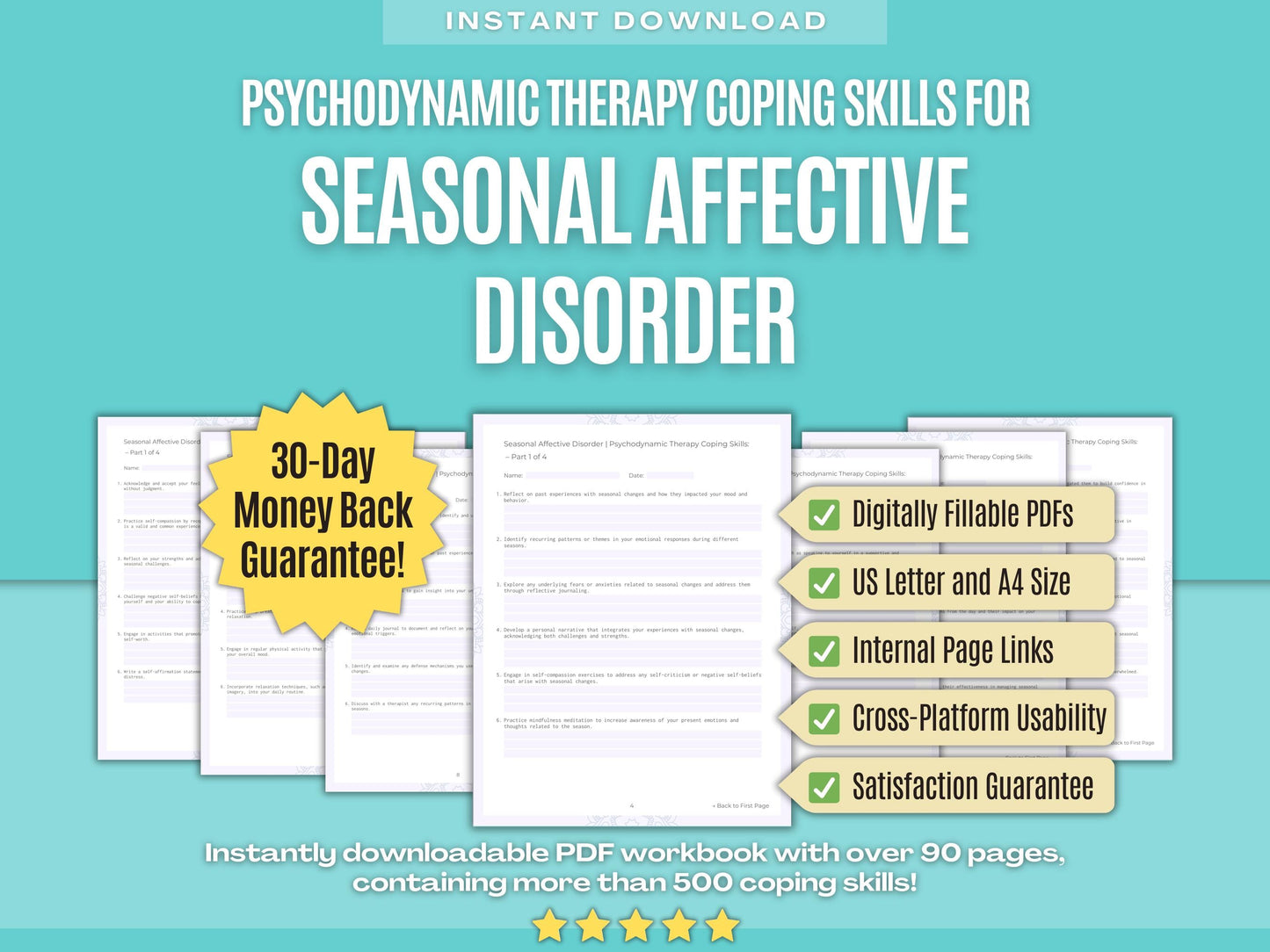 Seasonal Affective Disorder Psychodynamic Therapy Psychology Workbooks