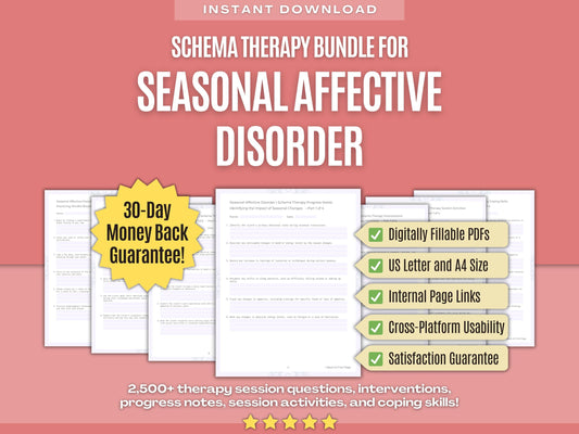 Seasonal Affective Disorder Schema Therapy Psychology Workbooks