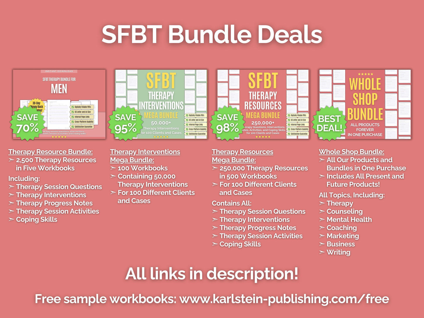 Men Solution-Focused Brief Therapy (SFBT) Psychotherapy Sessions