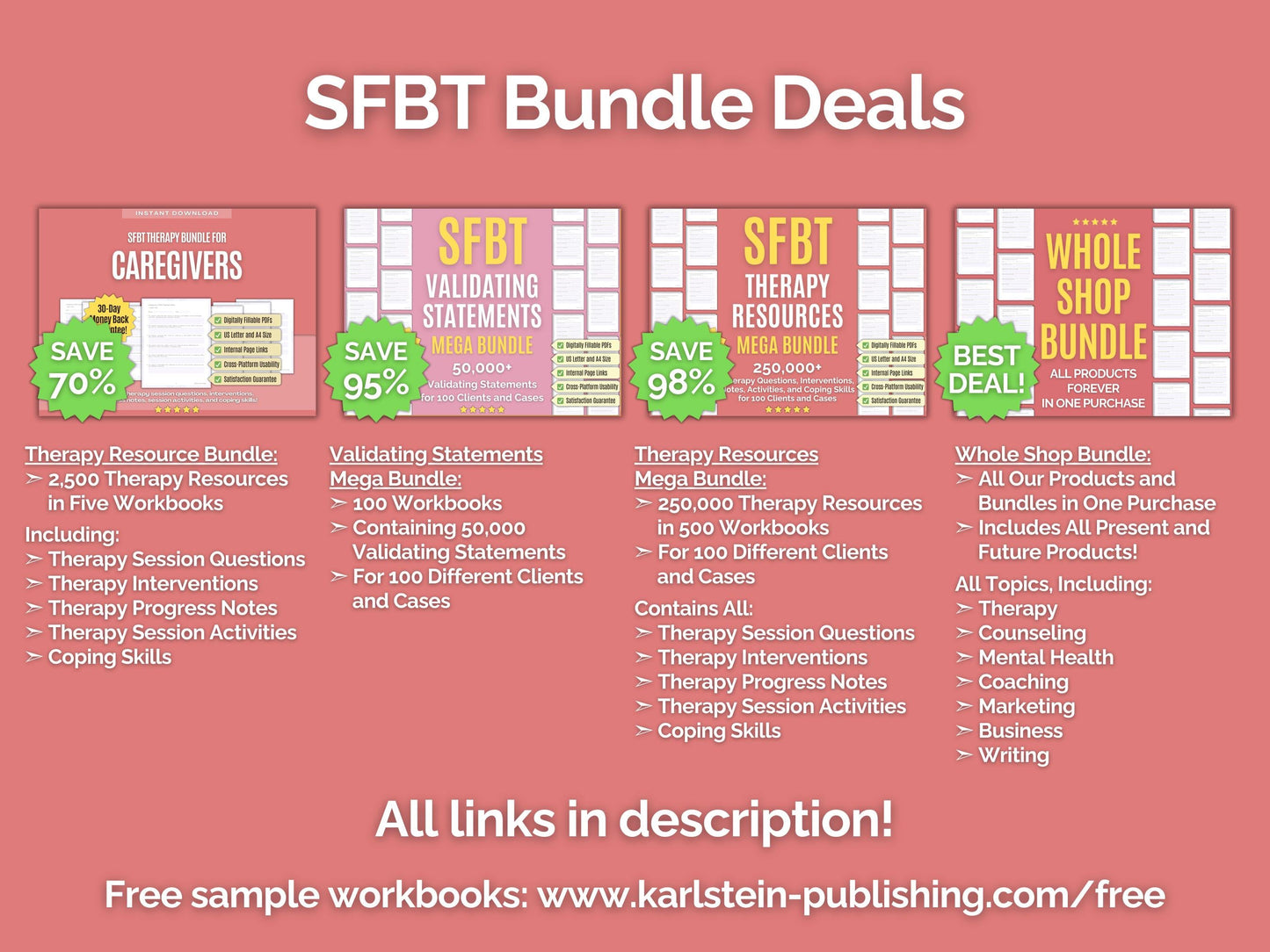 Caregivers Solution-Focused Brief Therapy (SFBT) Psychotherapy Sessions