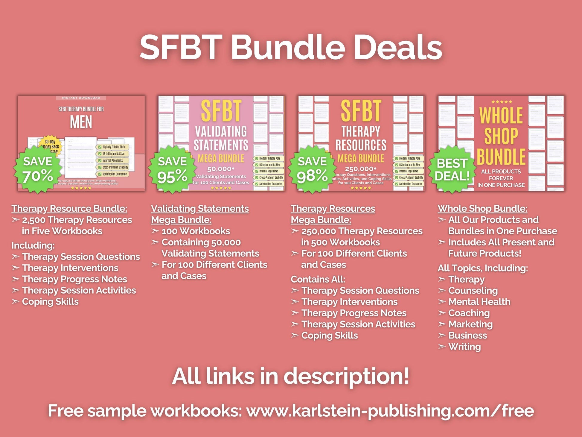 Men Solution-Focused Brief Therapy (SFBT) Psychotherapy Sessions