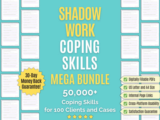 Shadow Work Coping Skills Psychology Workbooks