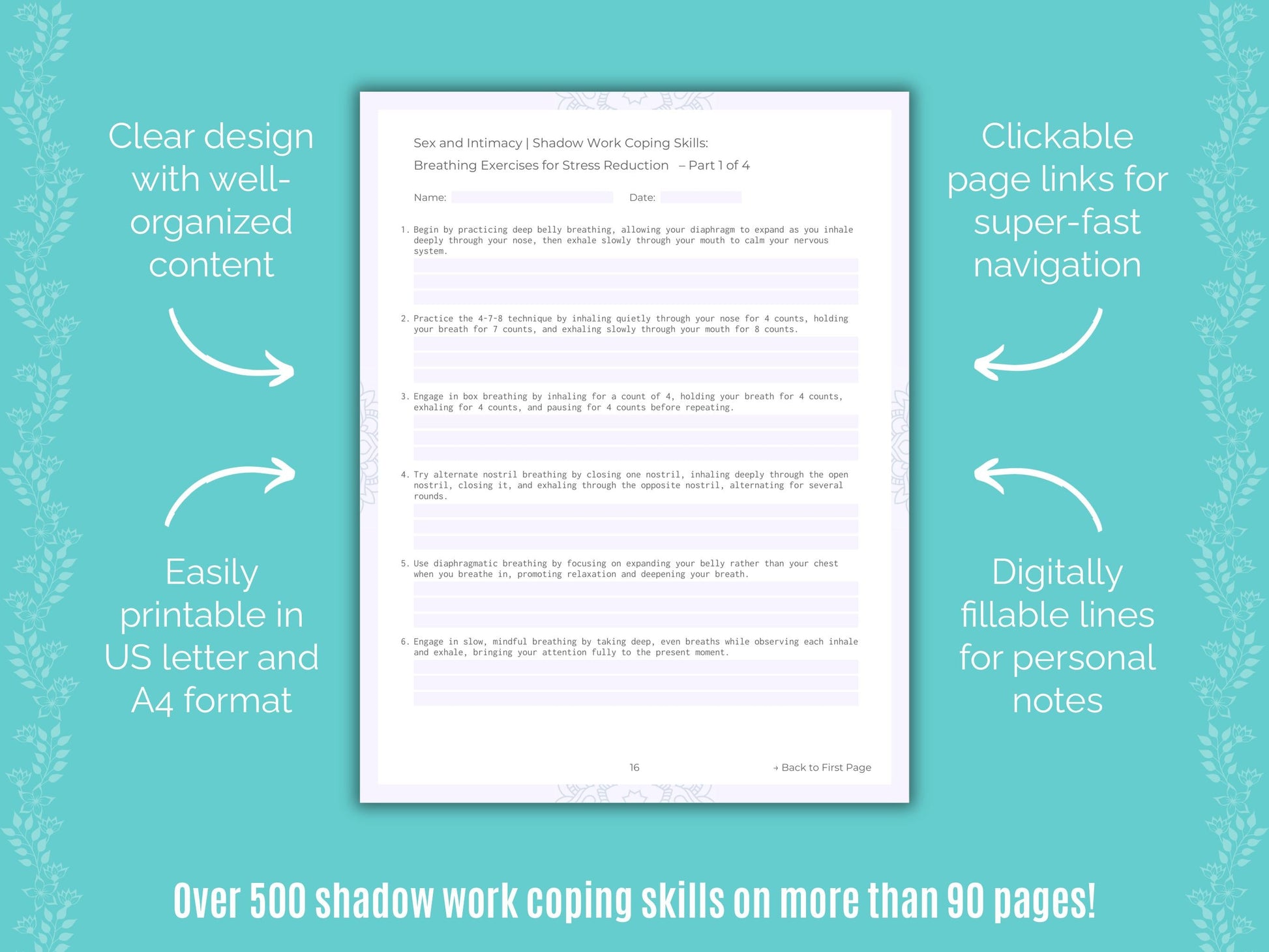 Sex and Intimacy Shadow Work Counseling Templates