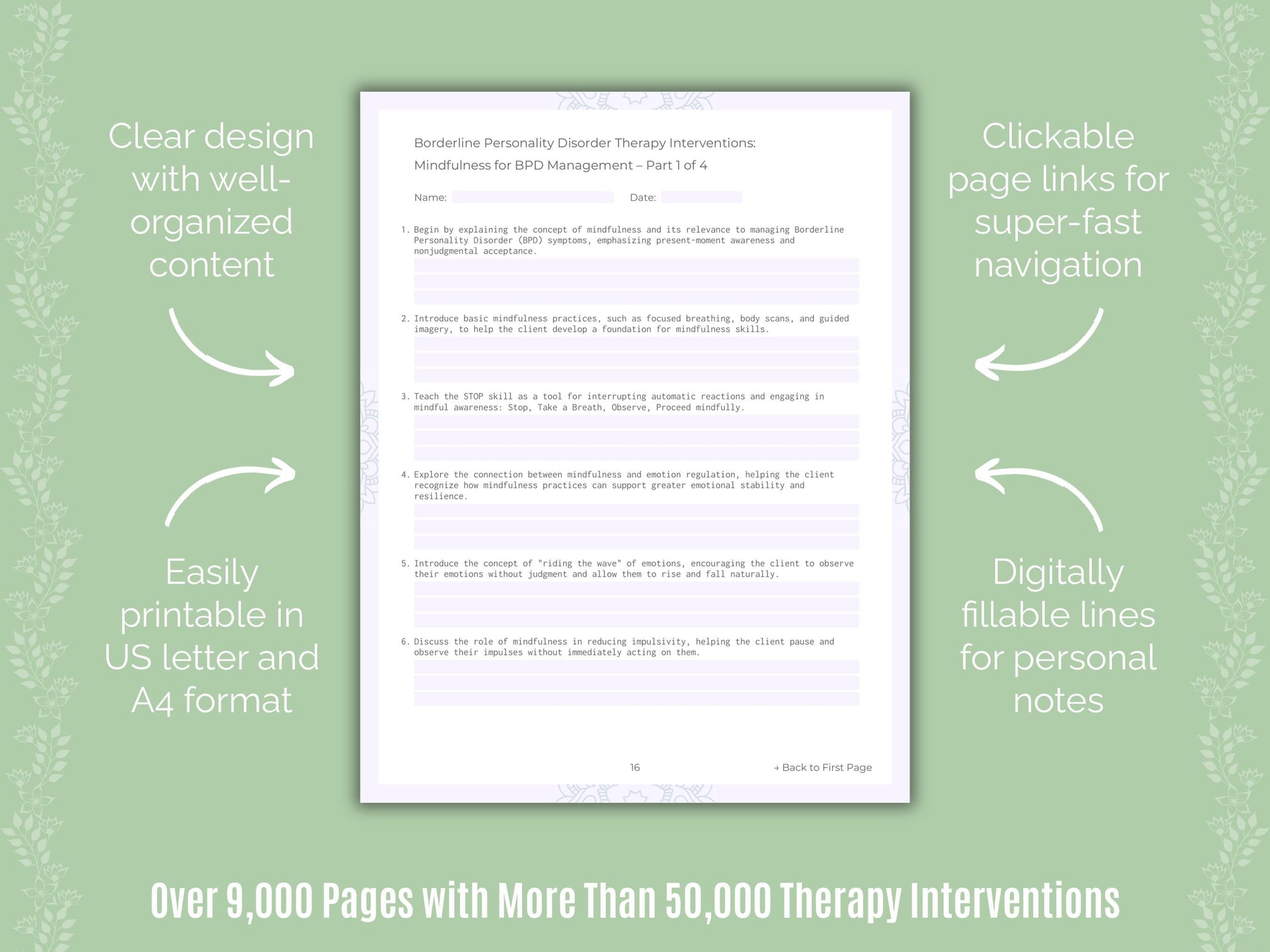 Therapy Interventions Psychologist Resources