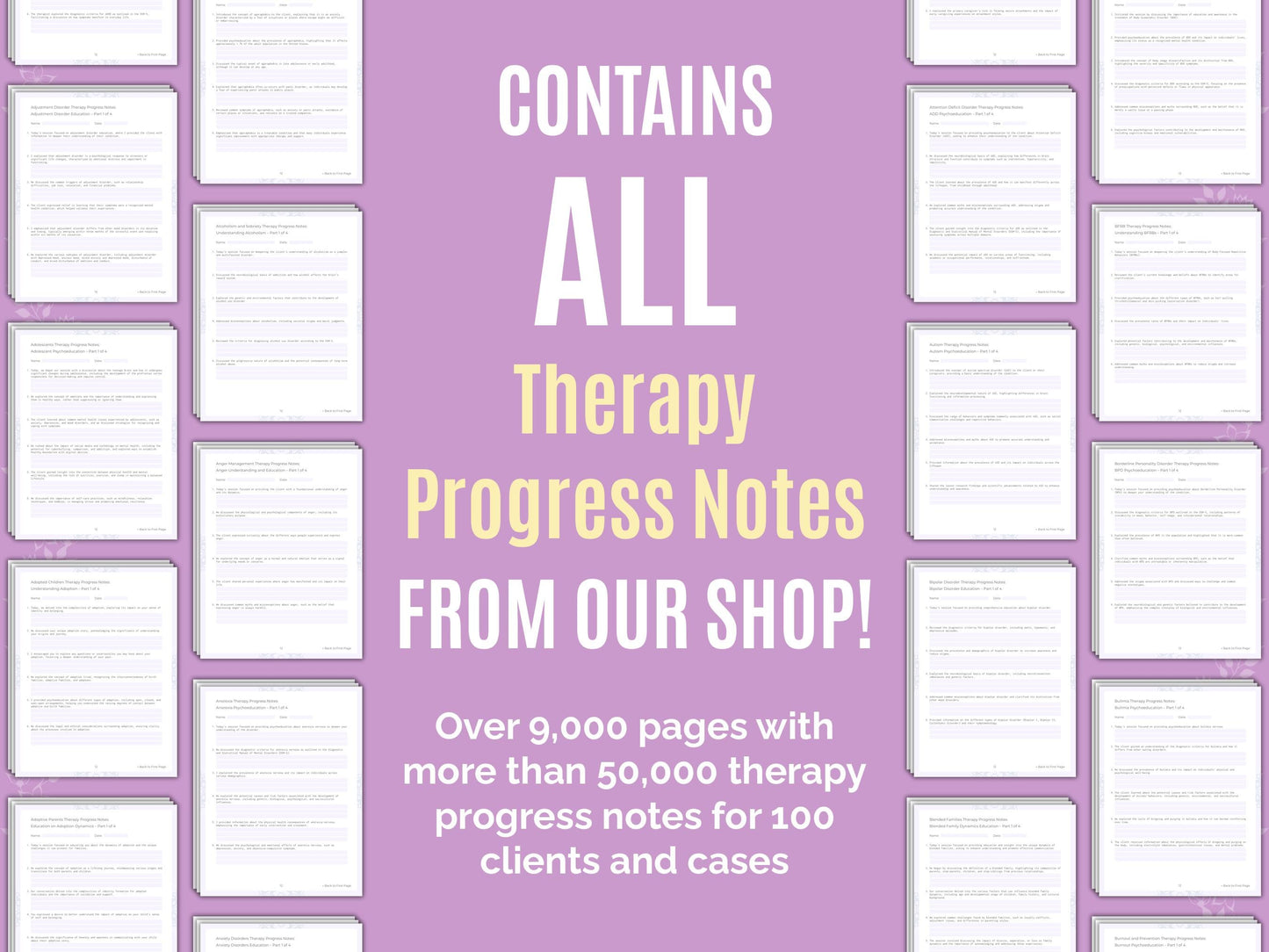 Therapy Progress Notes Therapist Worksheets