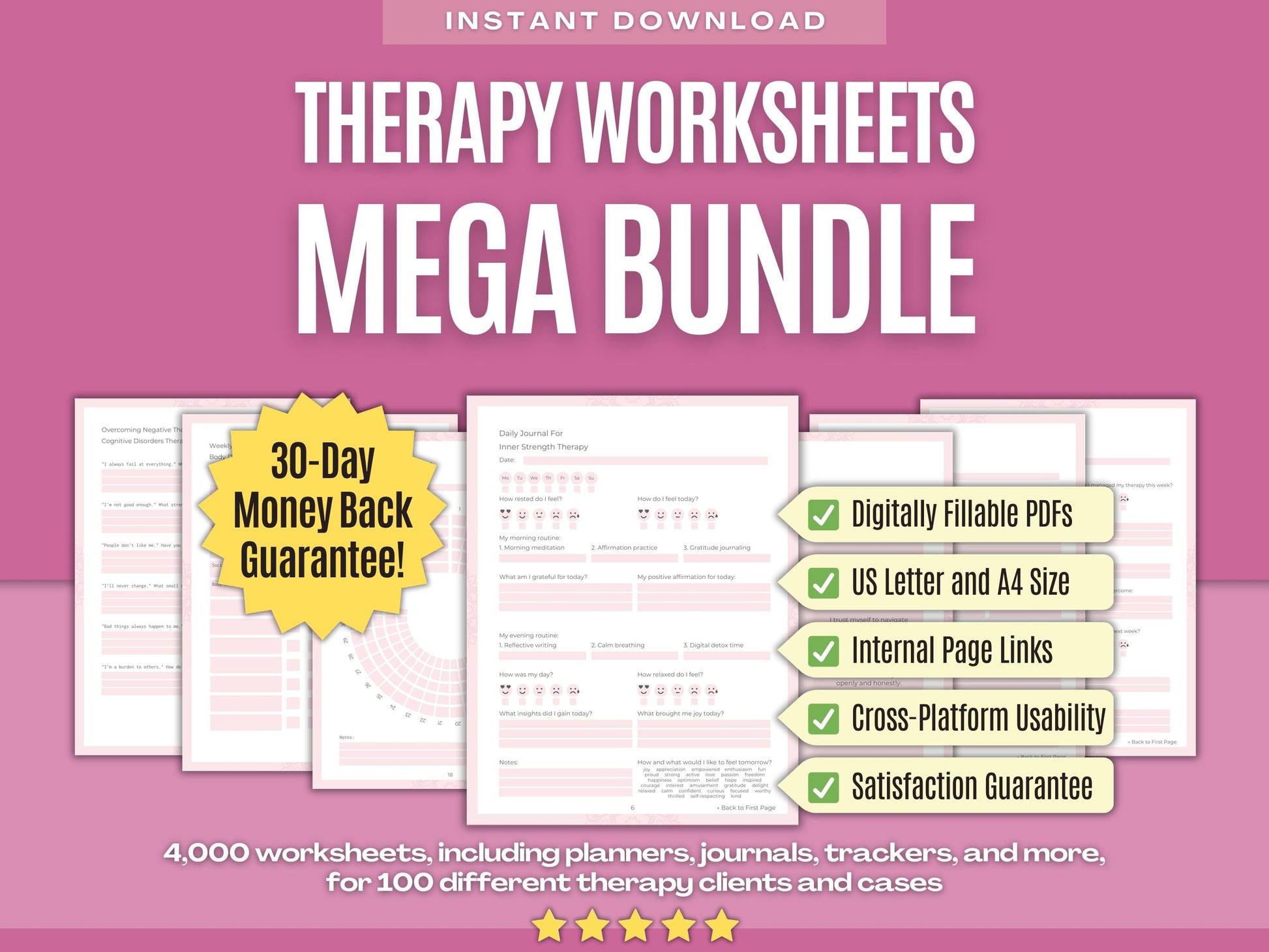 Therapy Psychology Workbooks