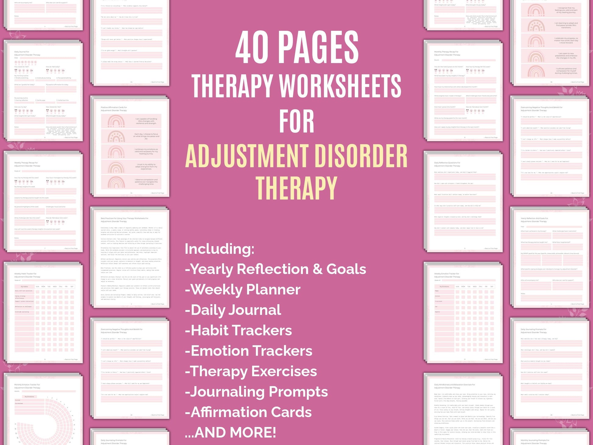 Therapy Therapist Worksheets