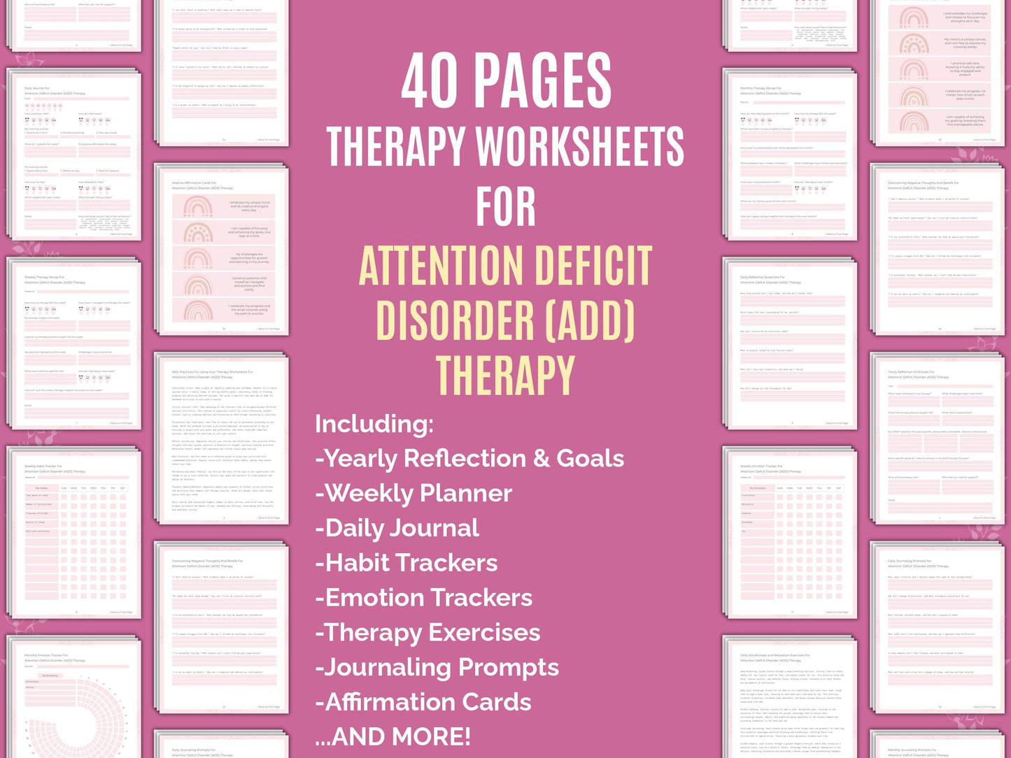 Therapy Therapist Worksheets