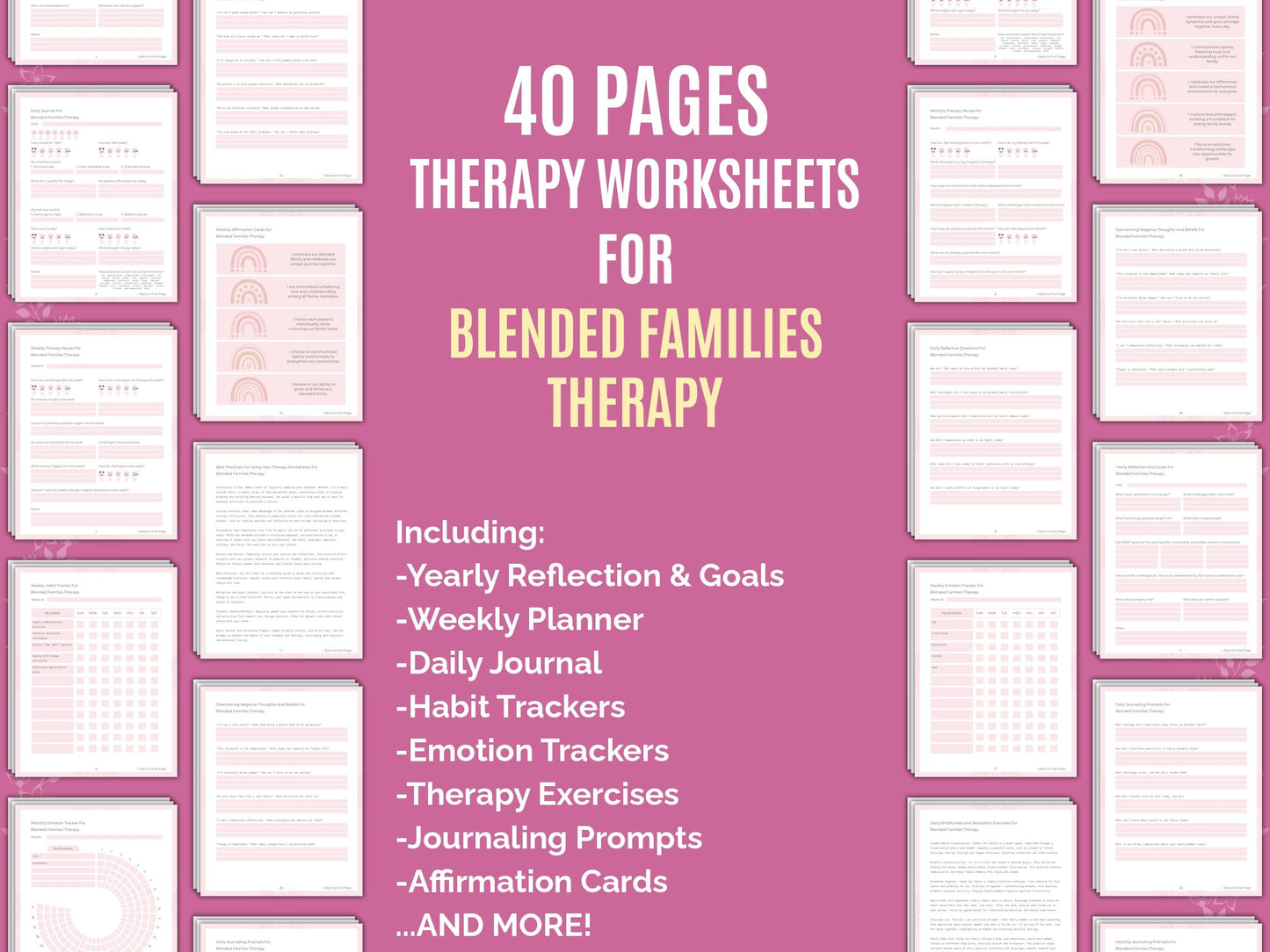 Therapy Therapist Worksheets
