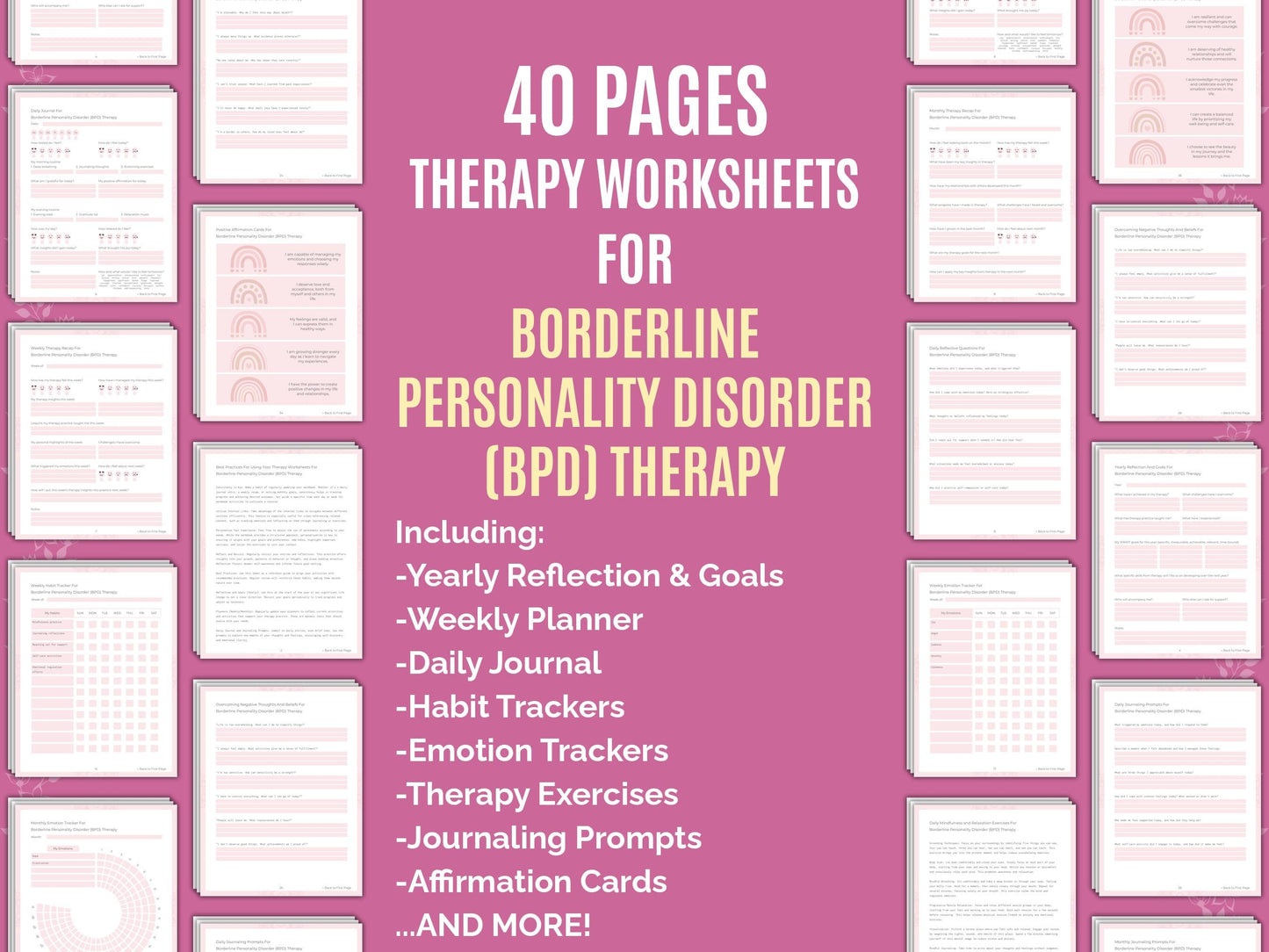 Therapy Therapist Worksheets
