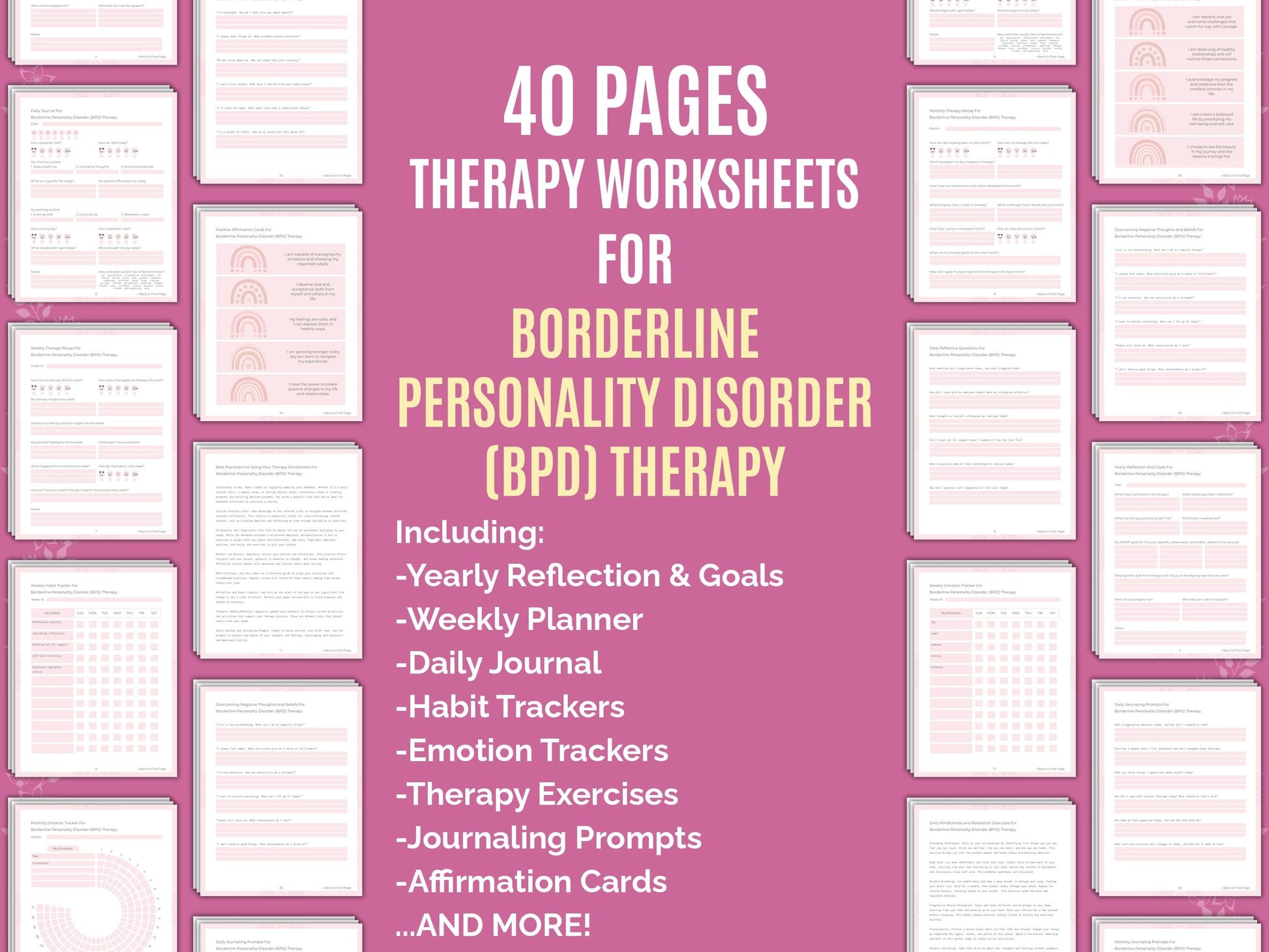 Therapy Therapist Worksheets
