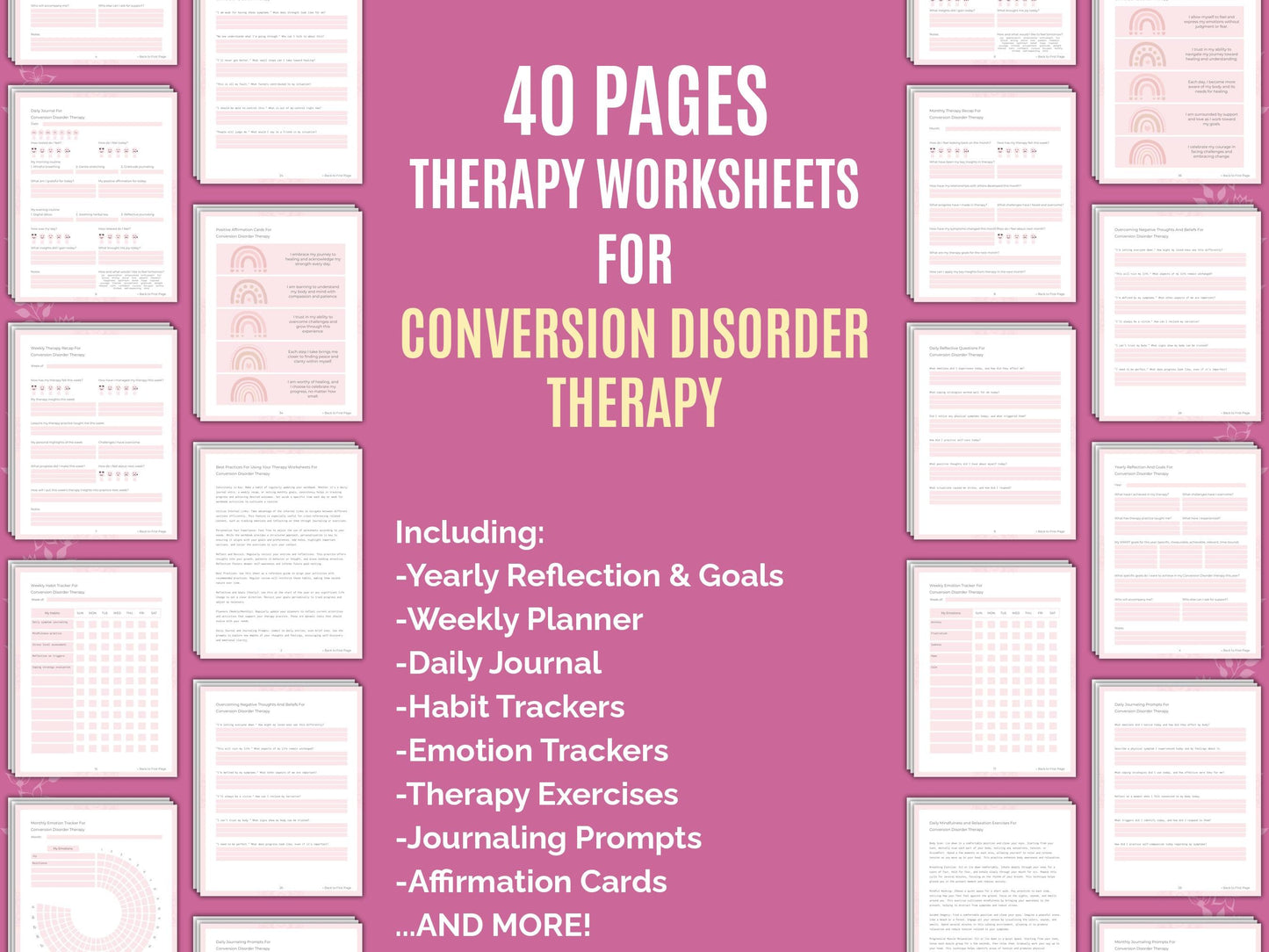 Therapy Therapist Worksheets