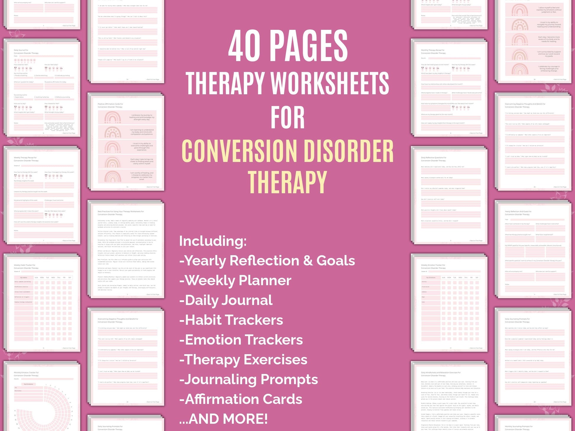 Therapy Therapist Worksheets