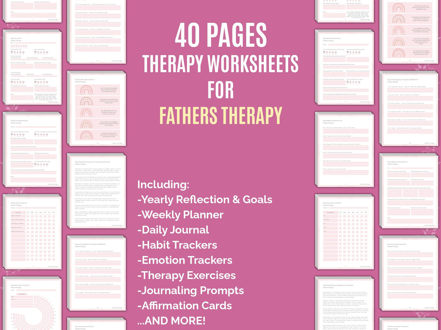 Therapy Therapist Worksheets