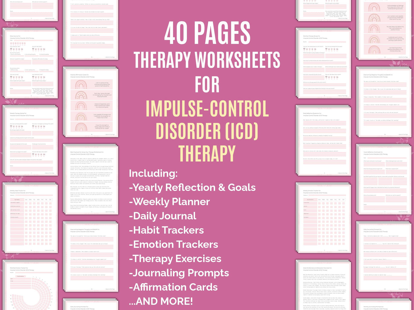 Therapy Therapist Worksheets