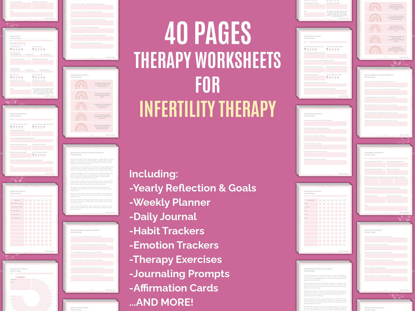 Therapy Therapist Worksheets