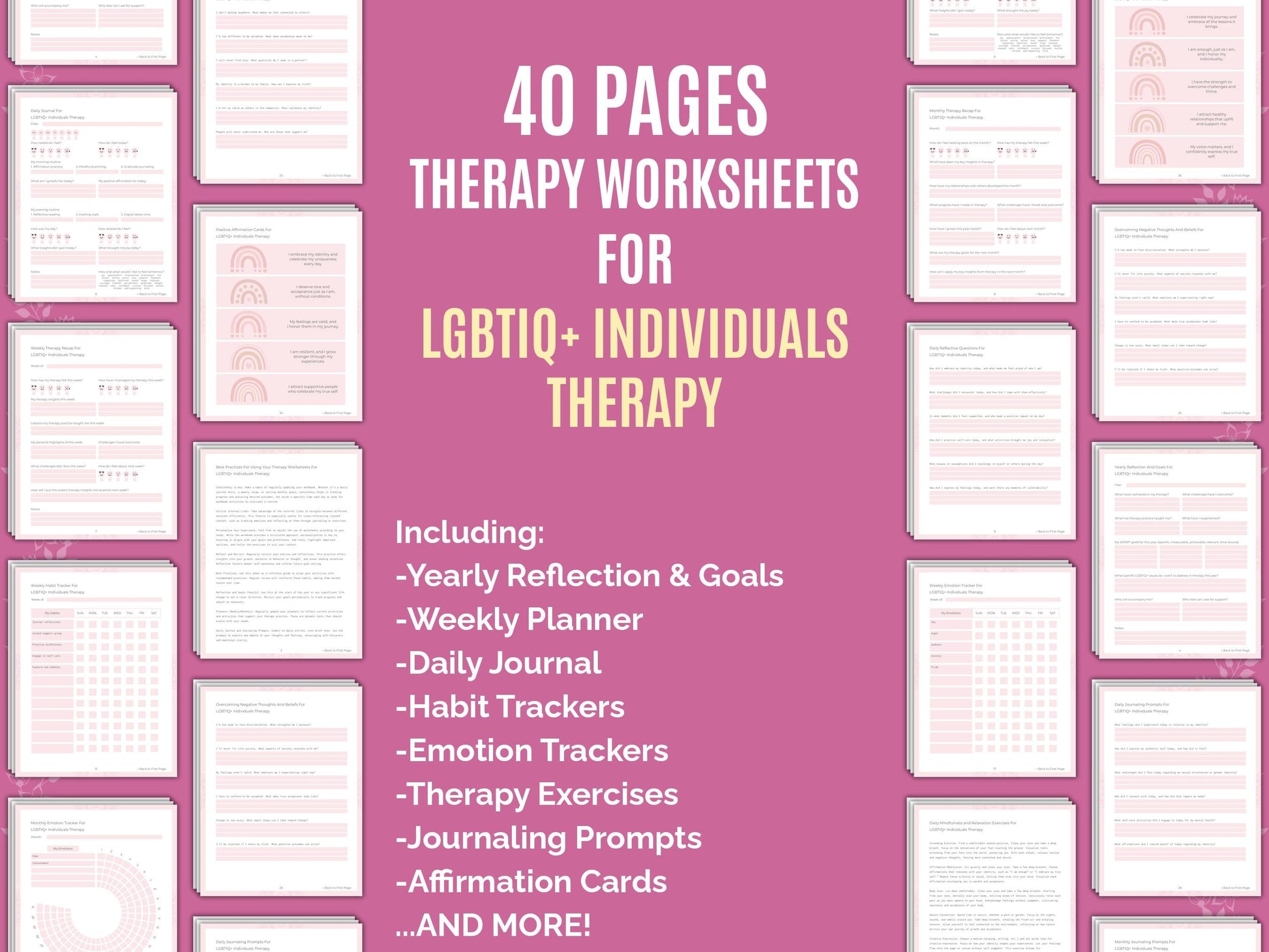 Therapy Therapist Worksheets