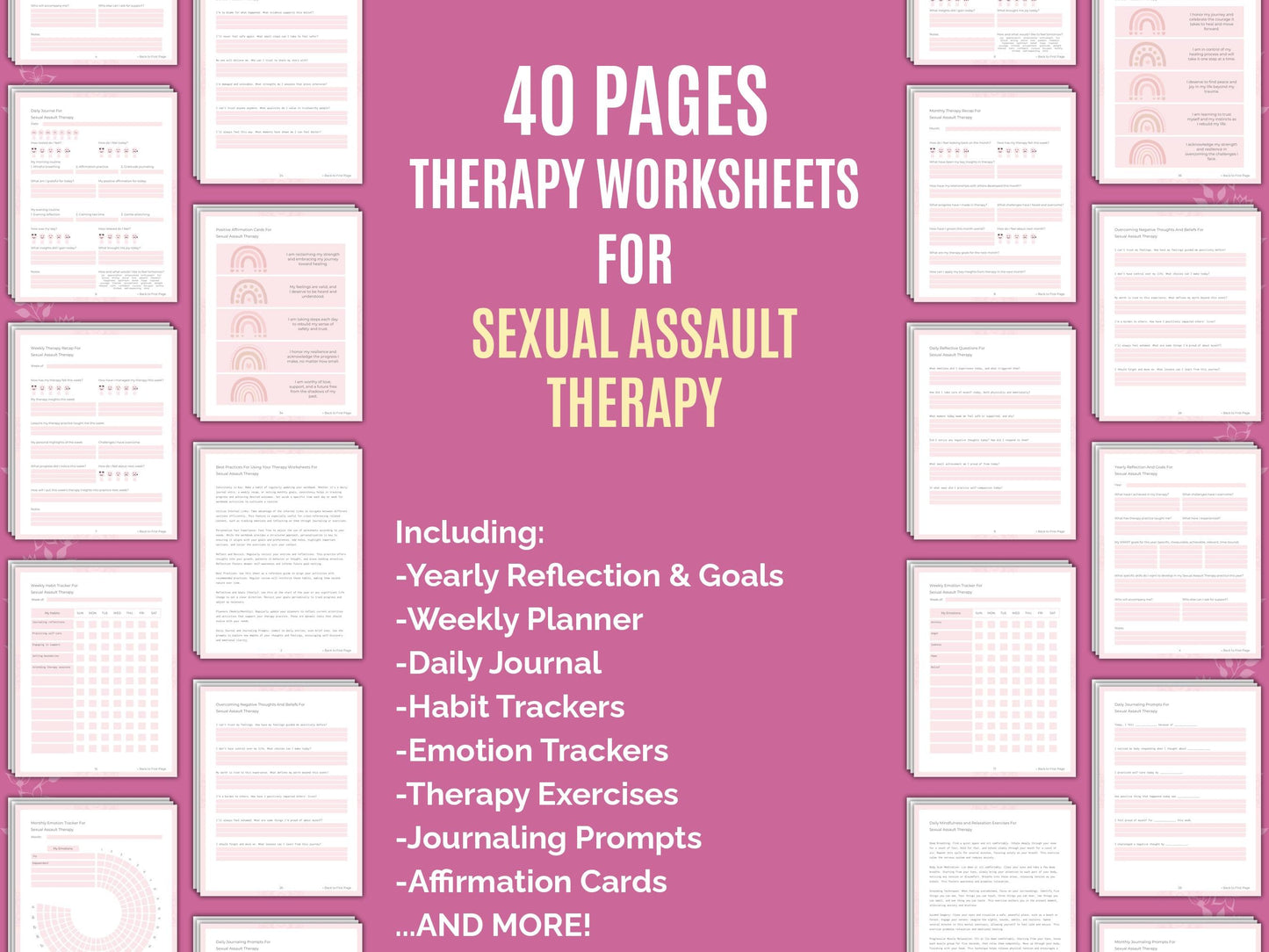 Therapy Therapist Worksheets