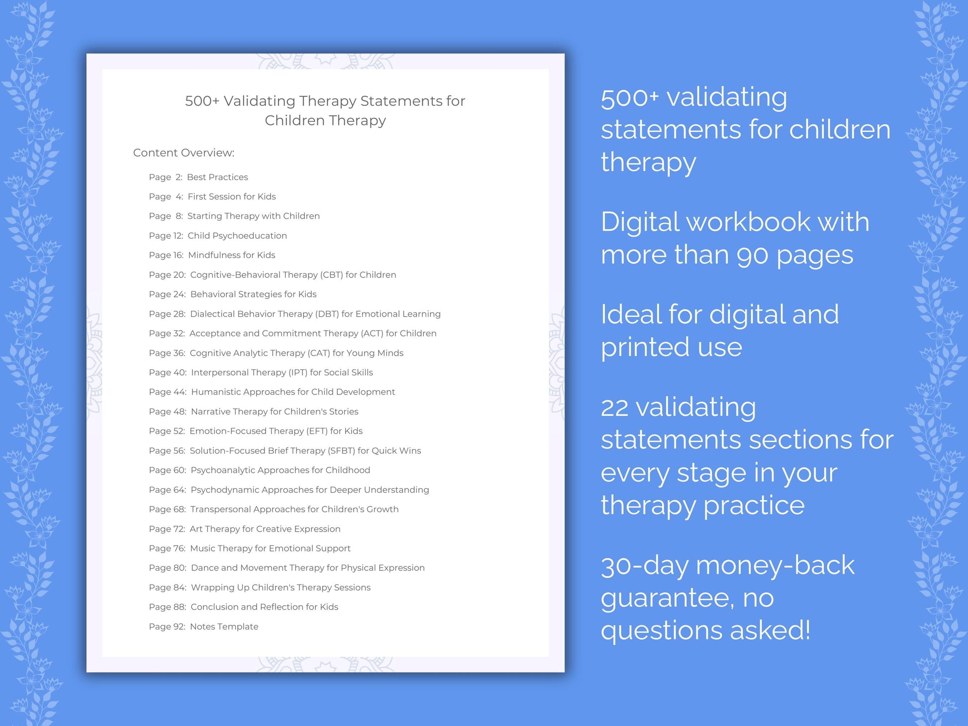 Children Therapy Therapist Worksheets