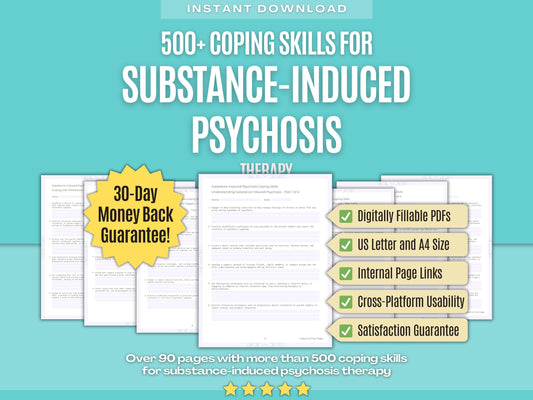 Substance-Induced Psychosis Therapy Psychology Workbooks