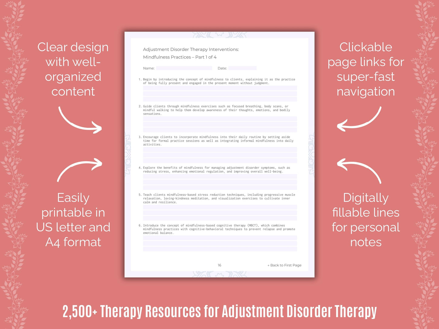 Adjustment Disorder Therapy Counselor Cheat Sheets