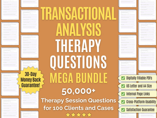 Transactional Analysis Therapy Session Questions Psychology Workbooks