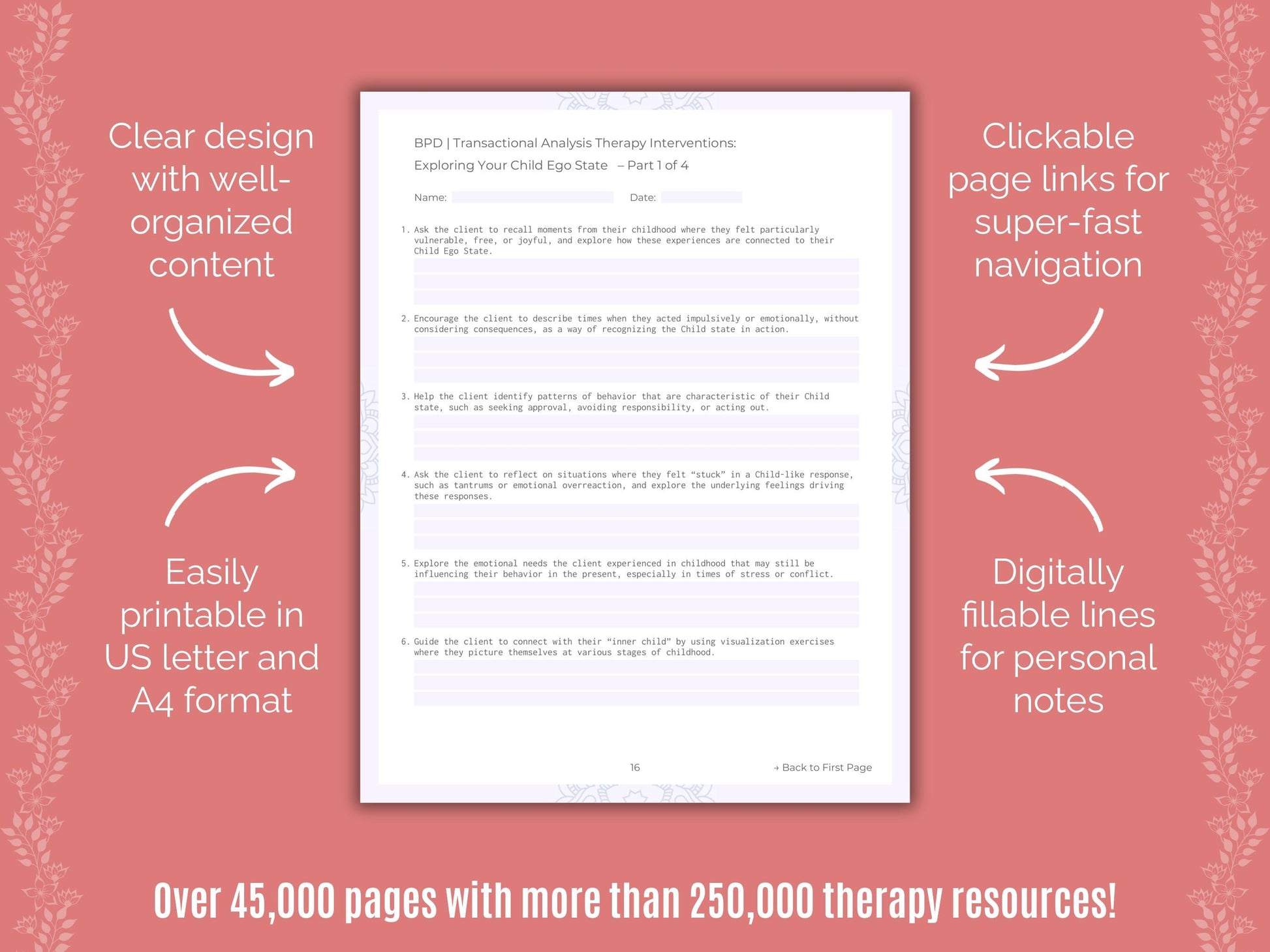 Transactional Analysis Counselor Cheat Sheets