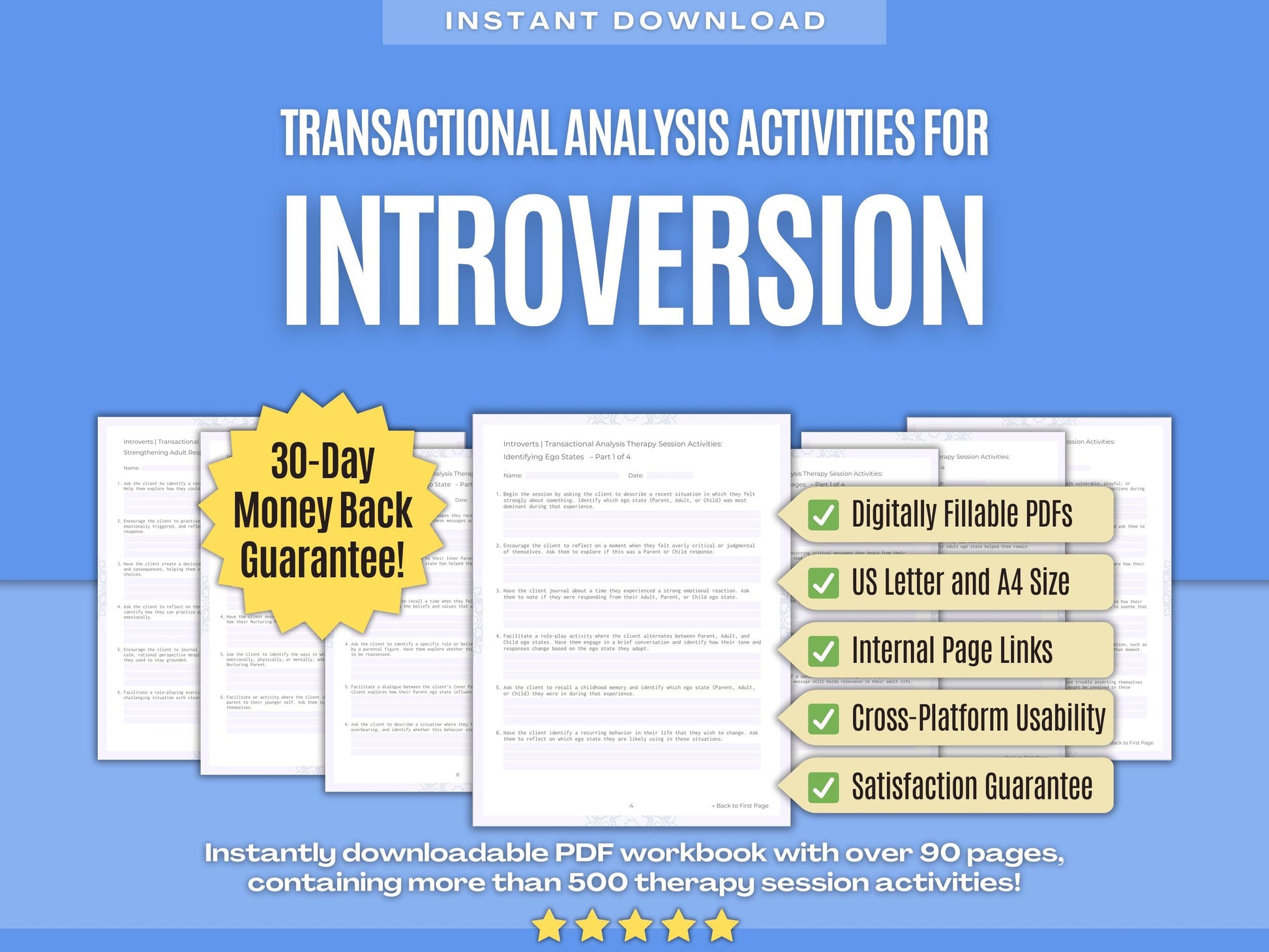 Introversion Transactional Analysis Psychology Workbooks