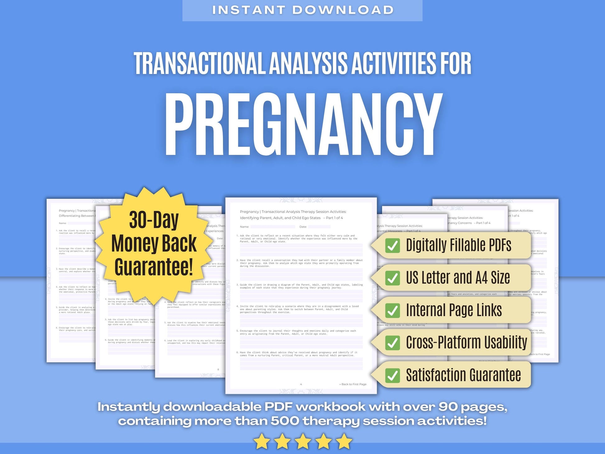 Pregnancy Transactional Analysis Psychology Workbooks