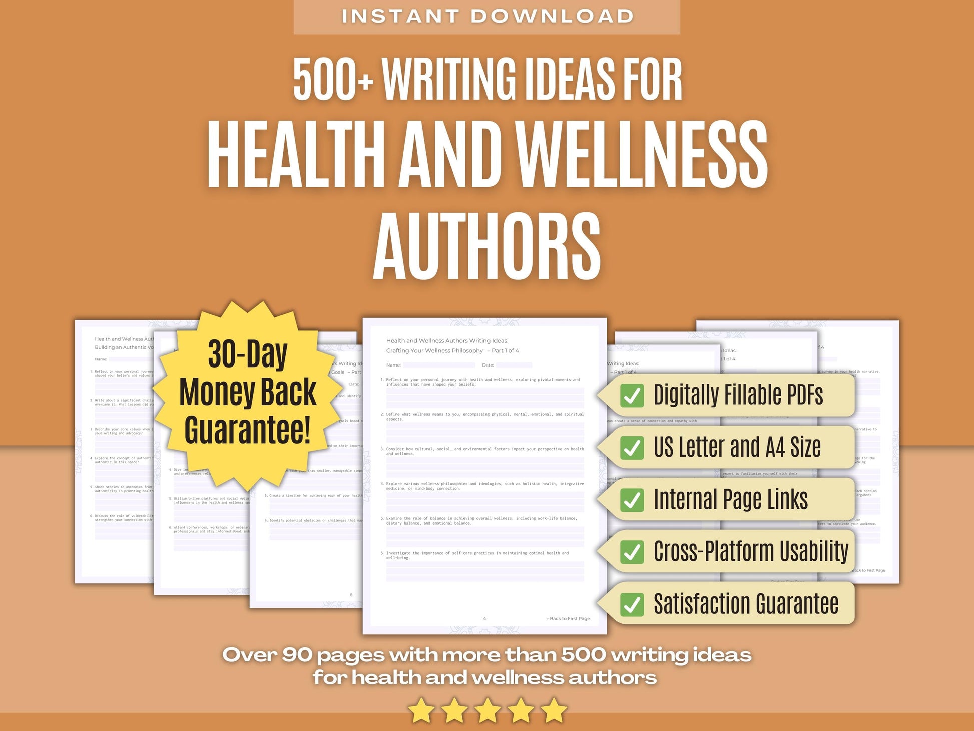 Health and Wellness Authors Writing Workbooks