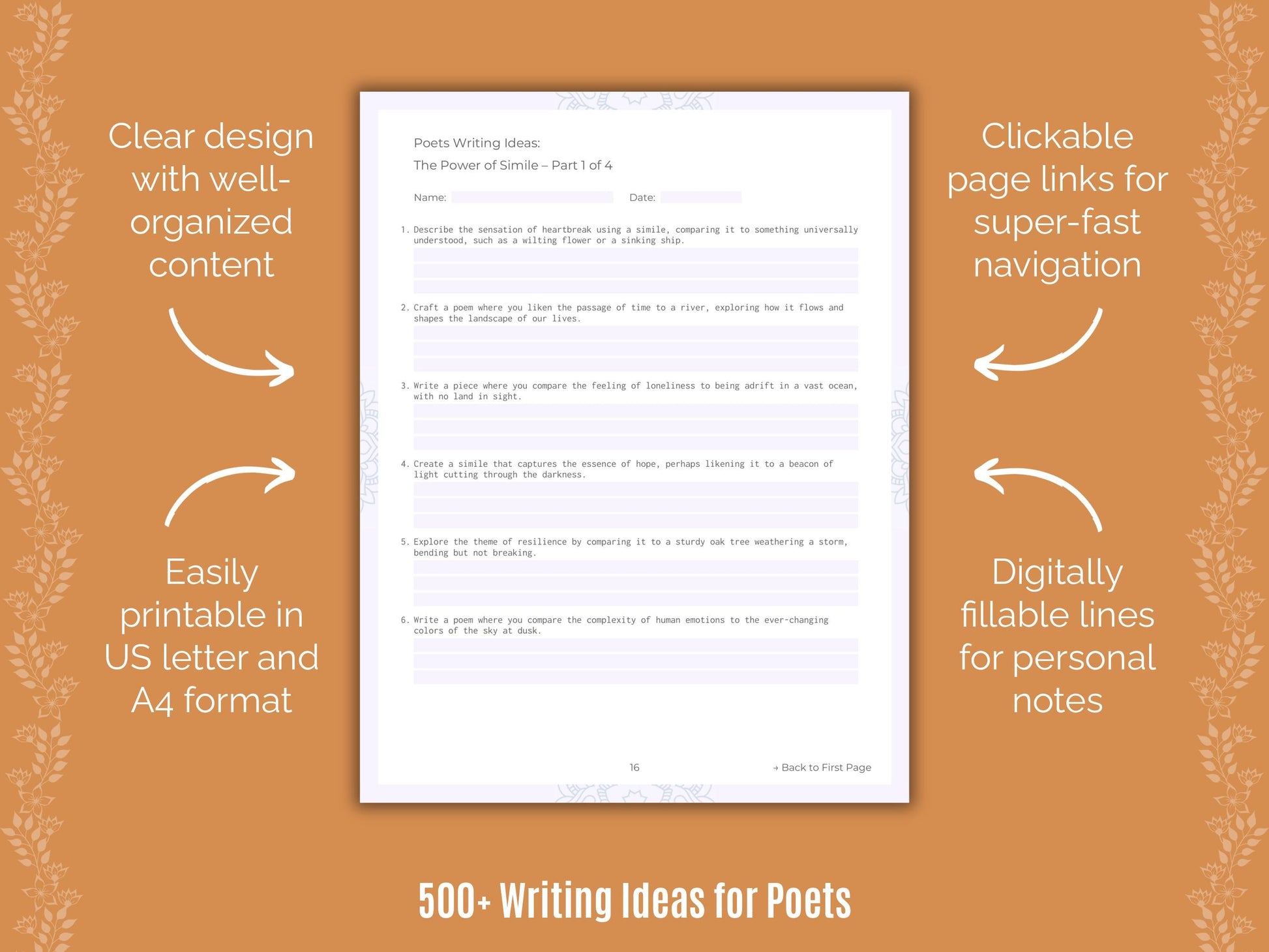 Poets Writing Templates