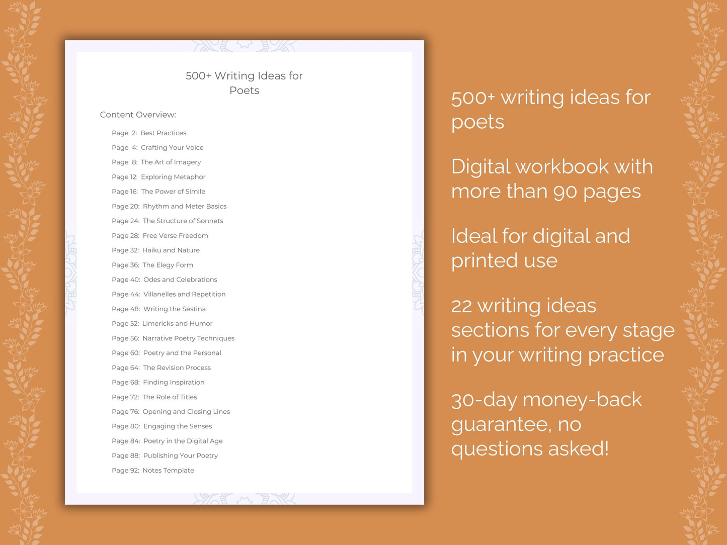 Poets Writing Worksheets