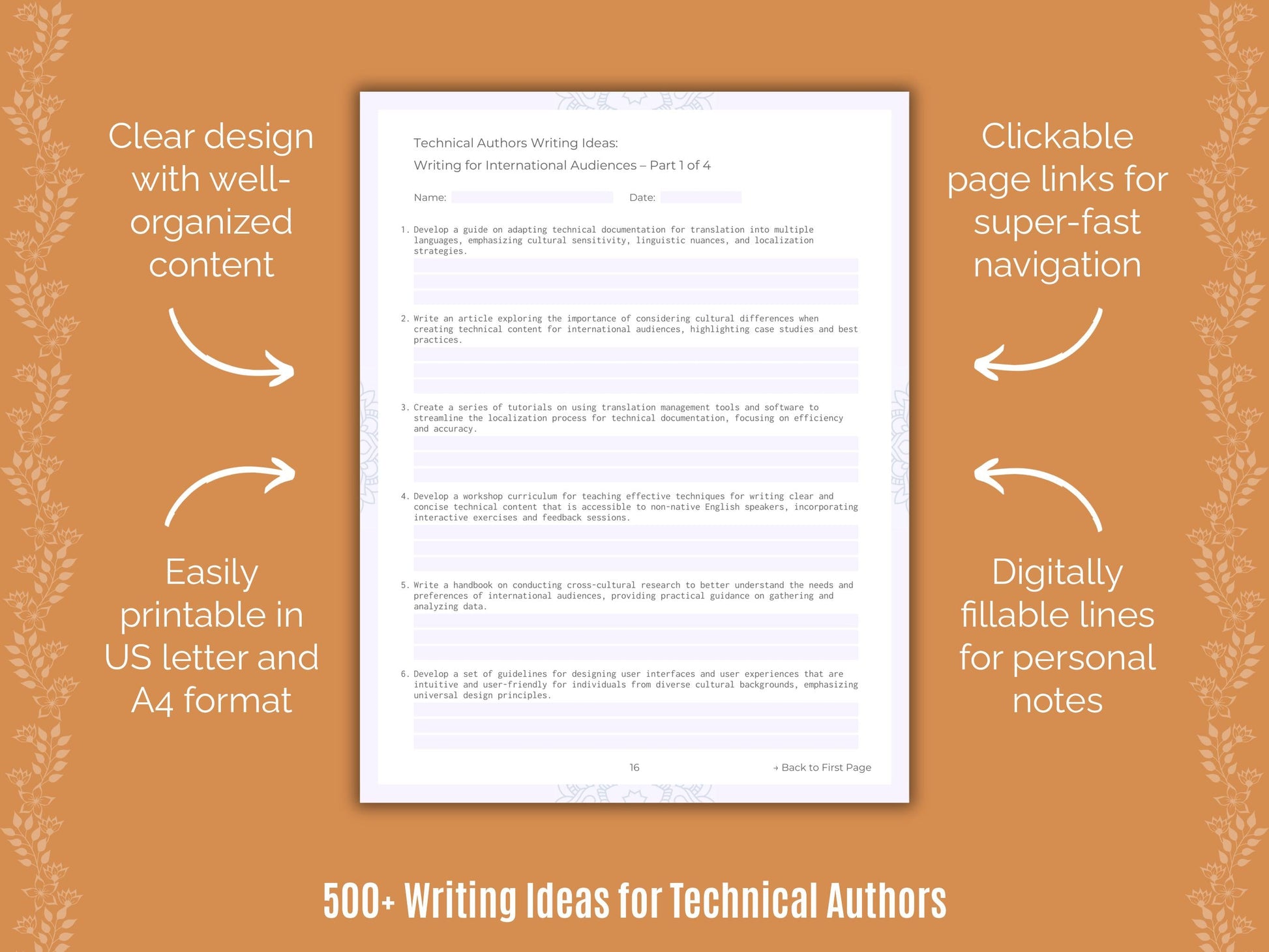 Technical Authors Writing Templates