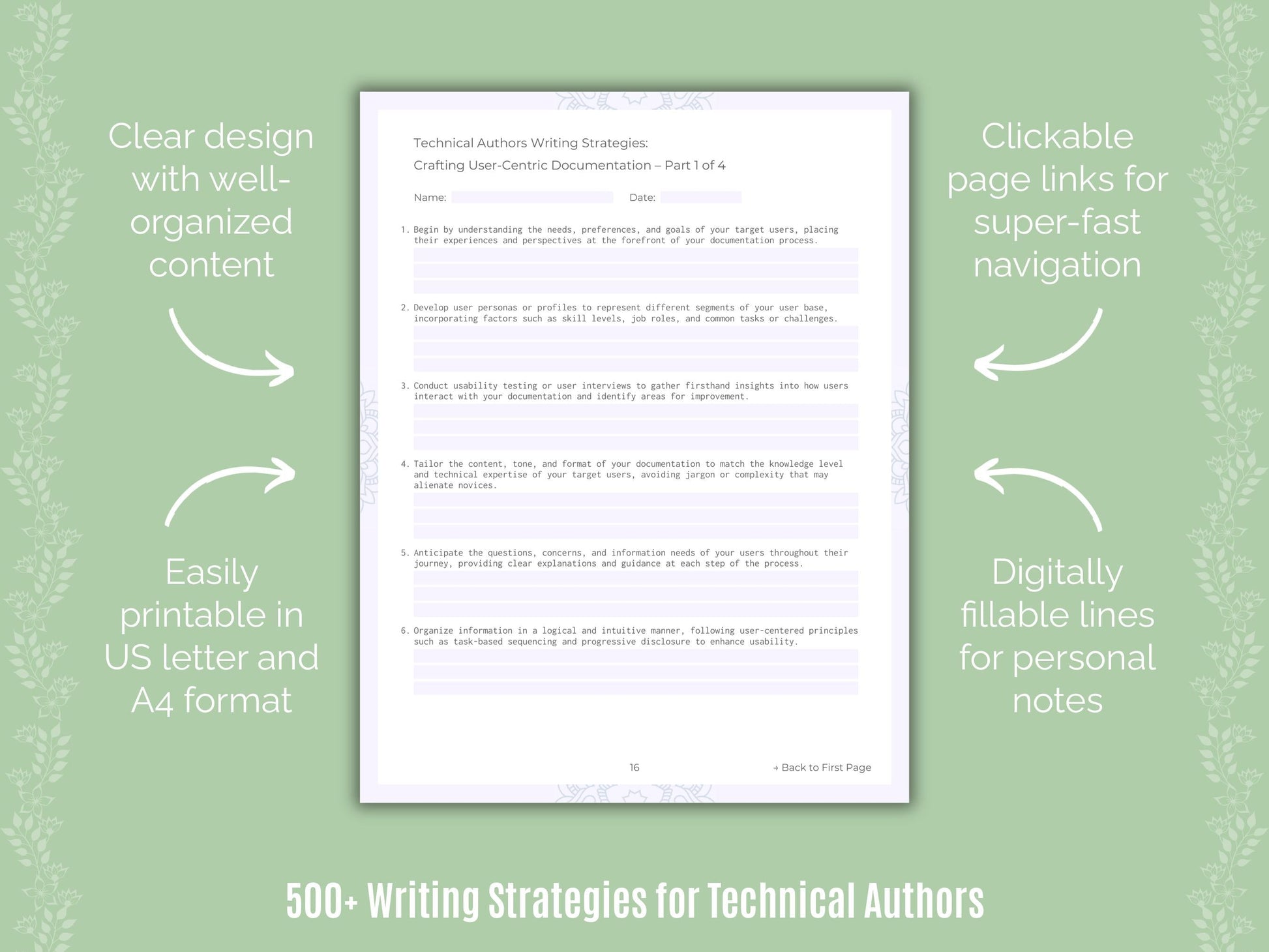 Technical Authors Writing Templates