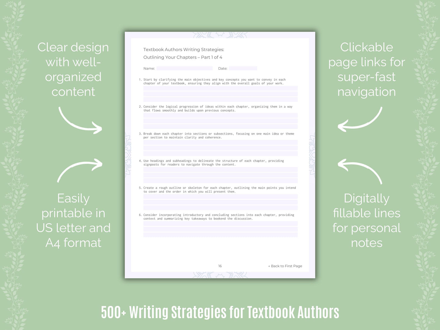 Textbook Authors Writing Templates