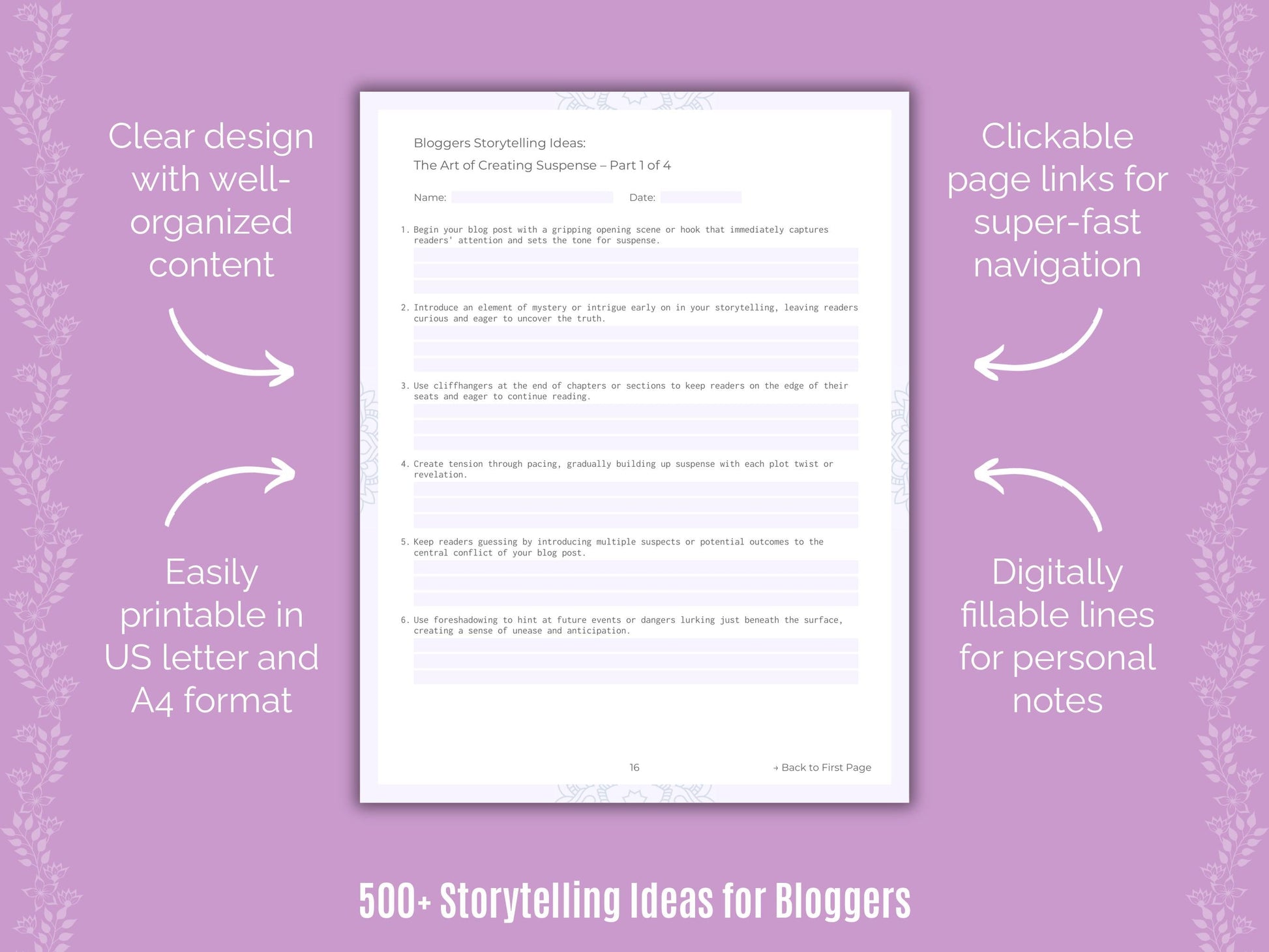 Bloggers Writing Templates