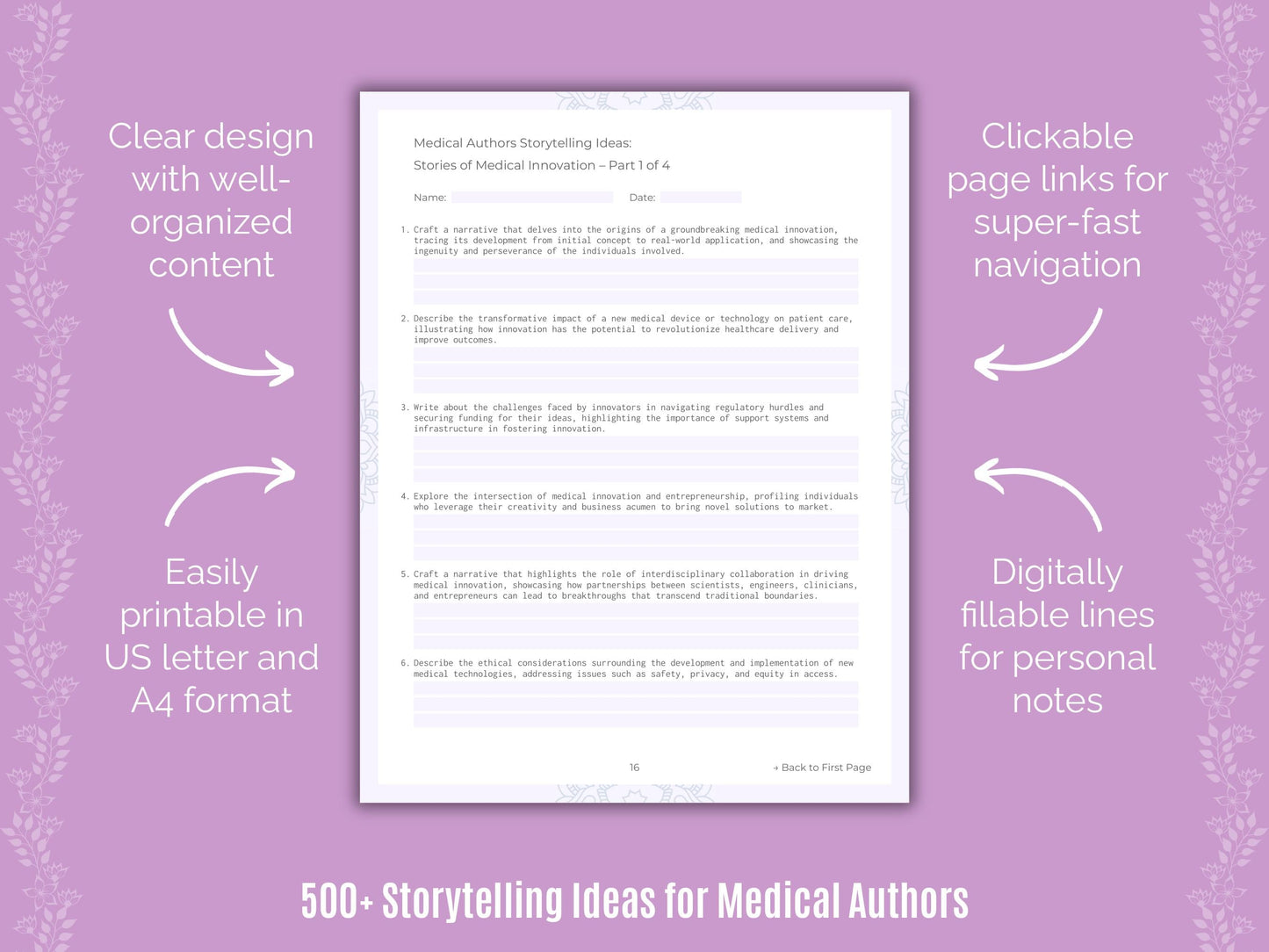 Medical Authors Writing Templates