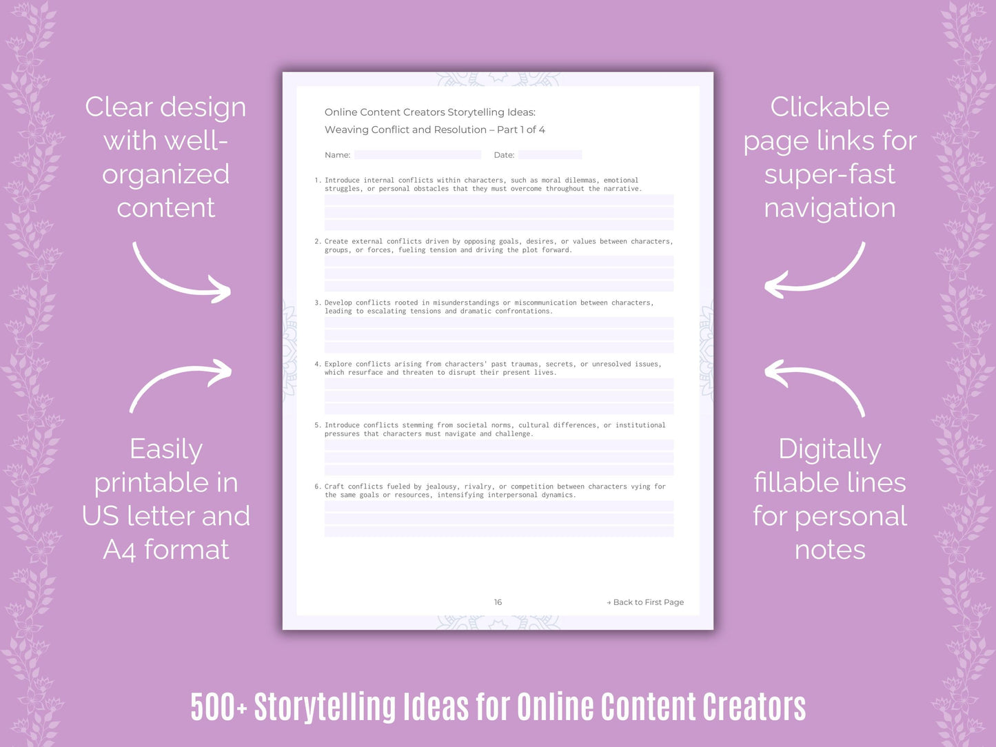 Online Content Creators Writing Templates