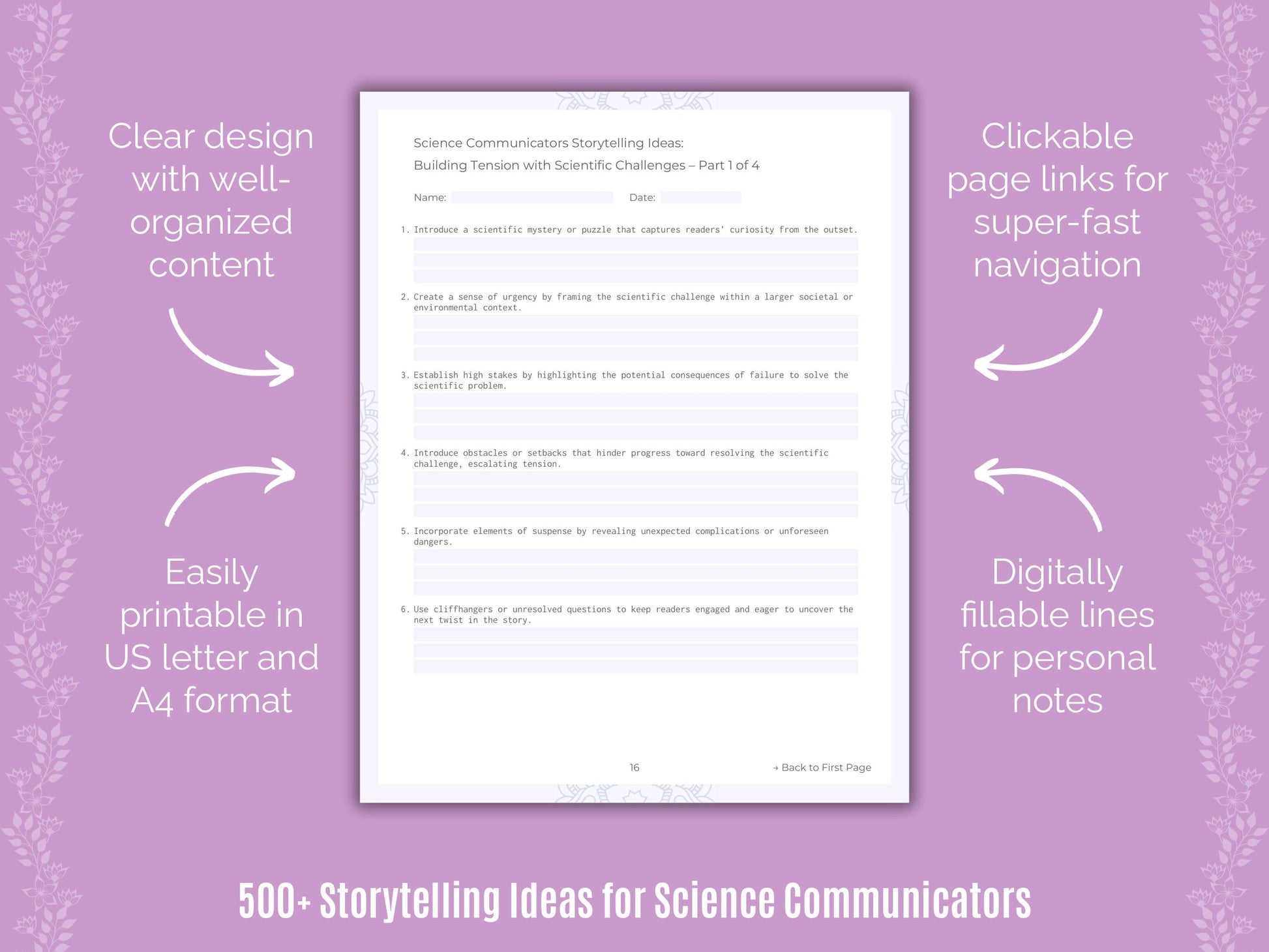 Science Communicators Writing Templates