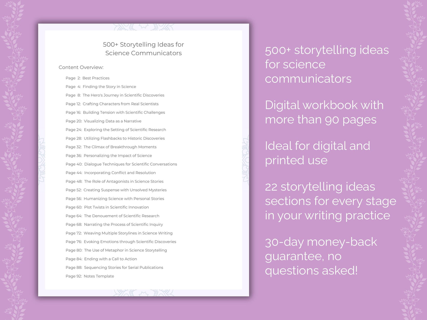 Science Communicators Writing Worksheets