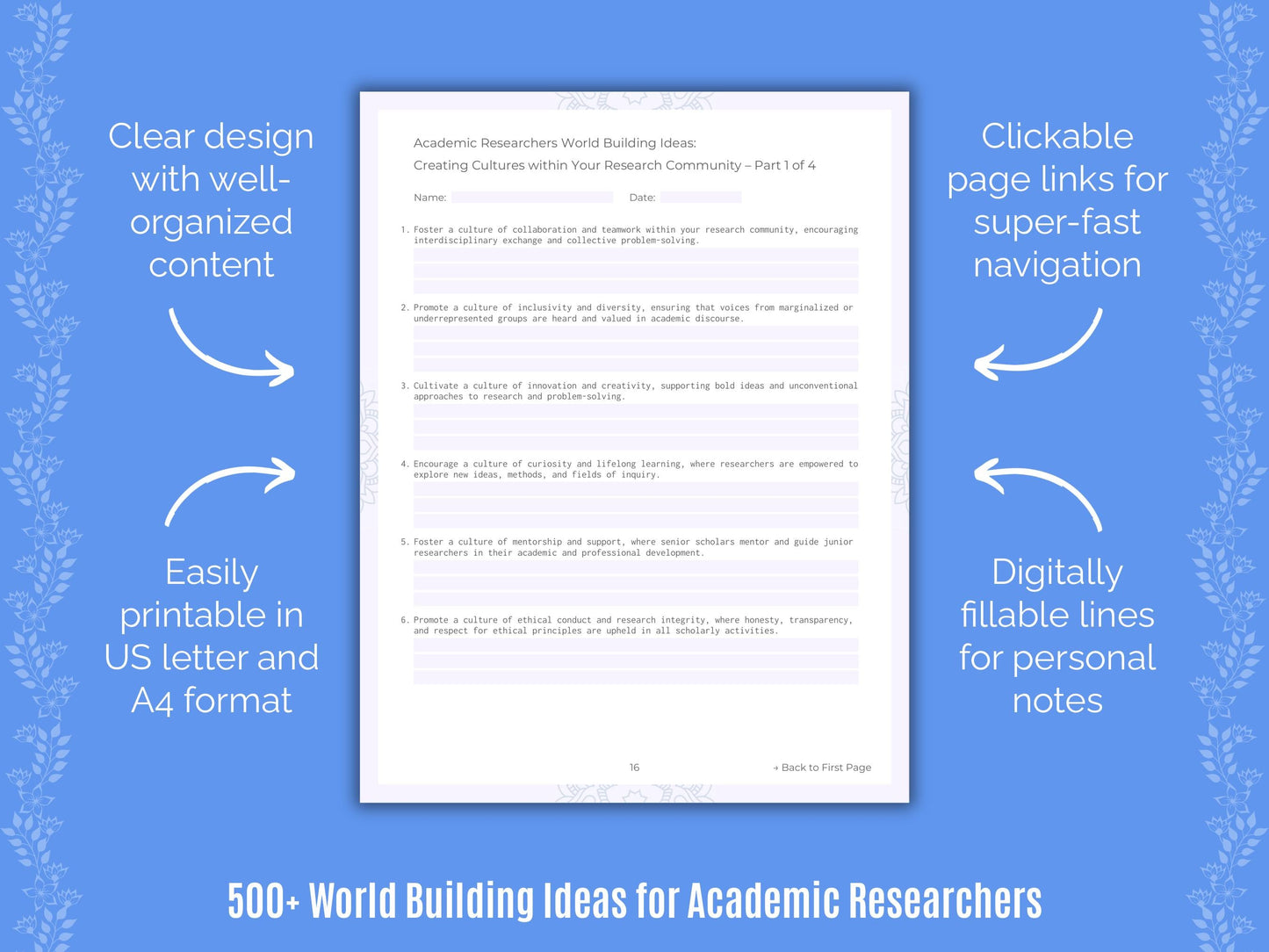 Academic Researchers Writing Templates