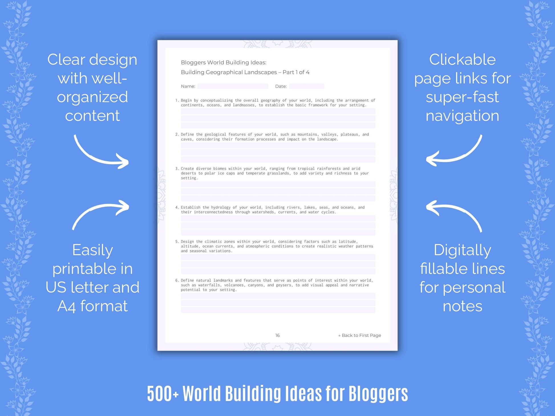 Bloggers Writing Templates