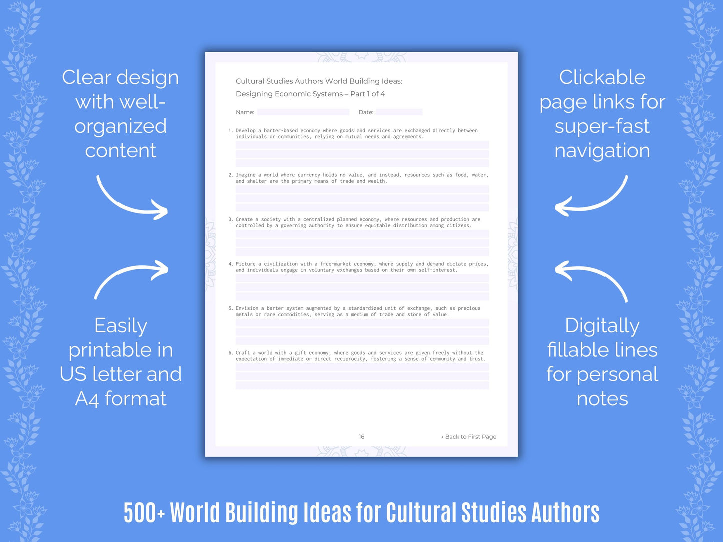 Cultural Studies Authors Writing Templates