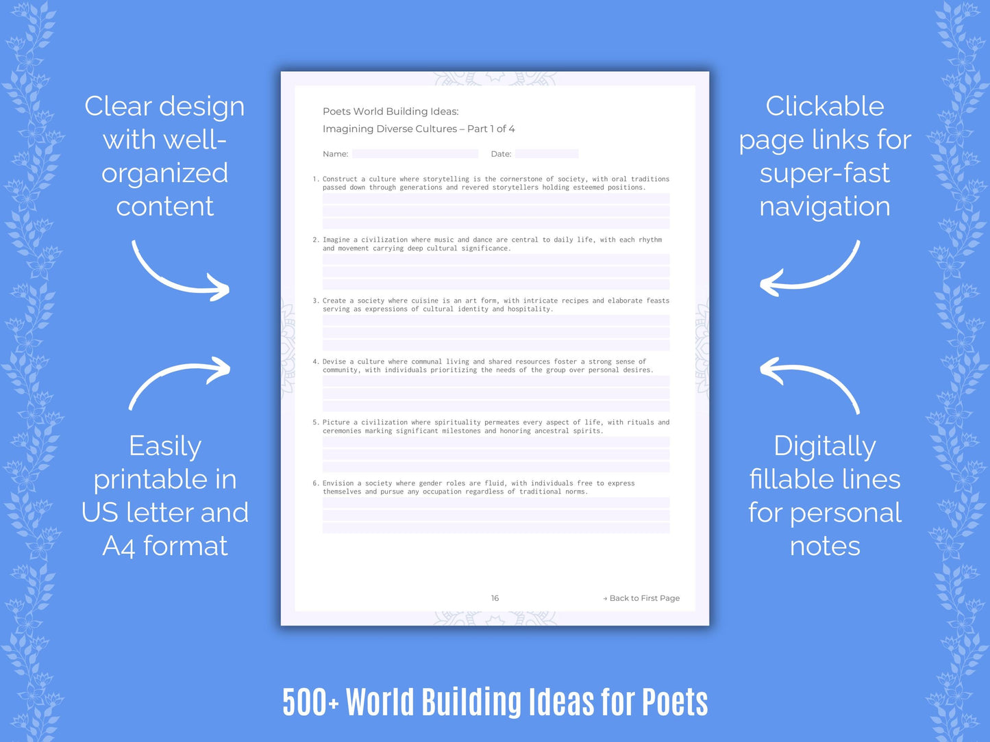 Poets Writing Templates