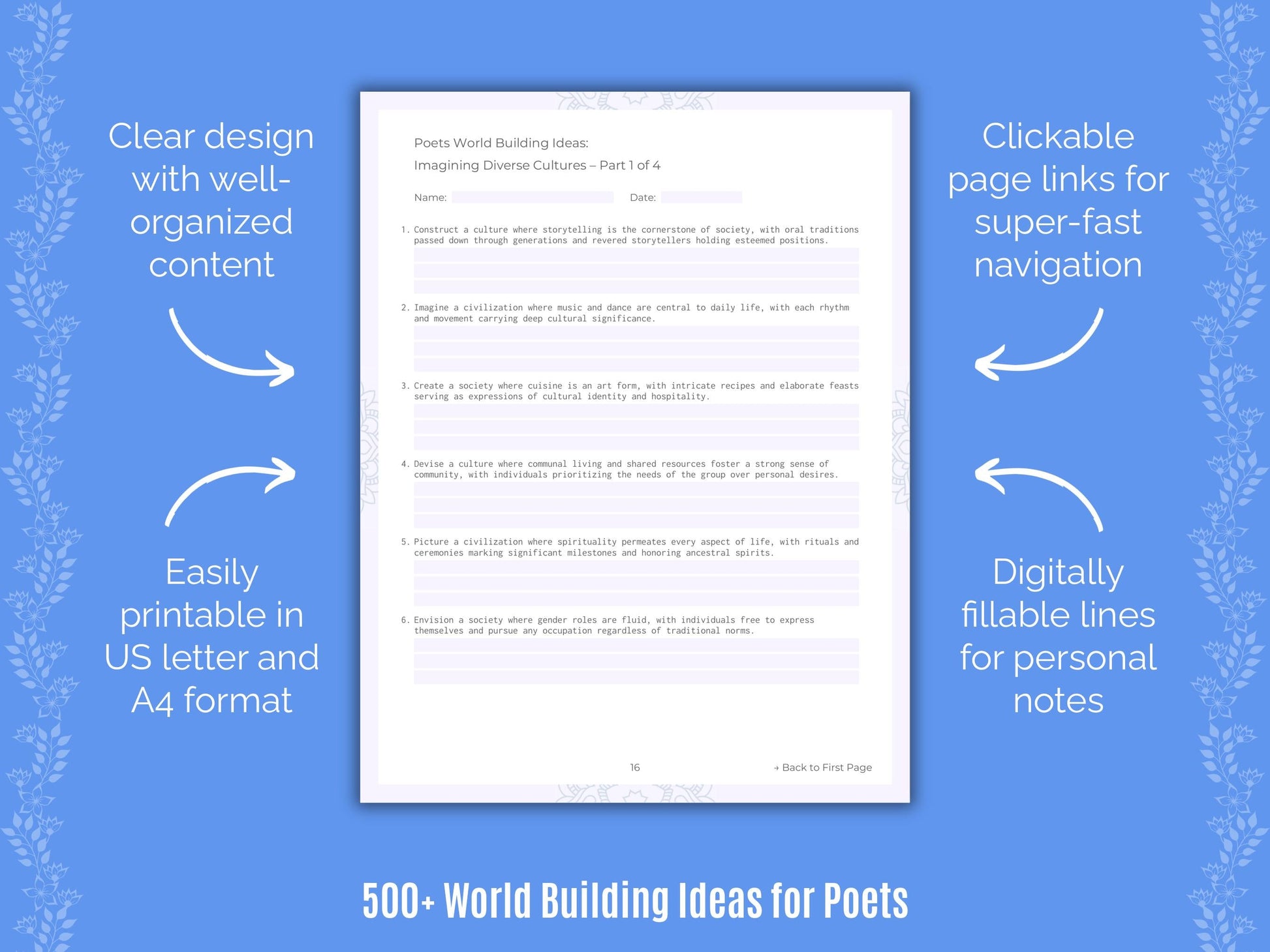 Poets Writing Templates