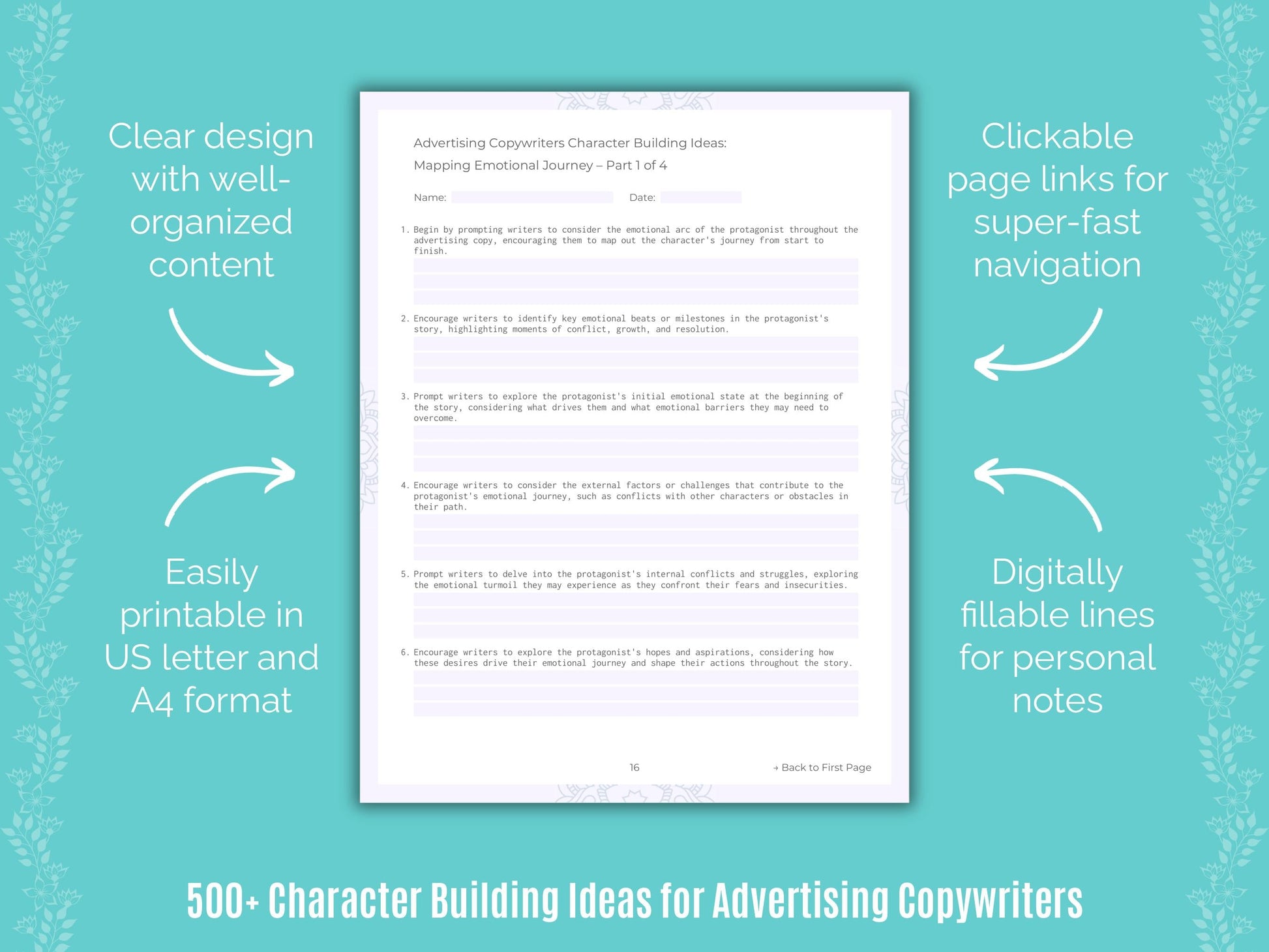 Advertising Copywriters Writing Templates