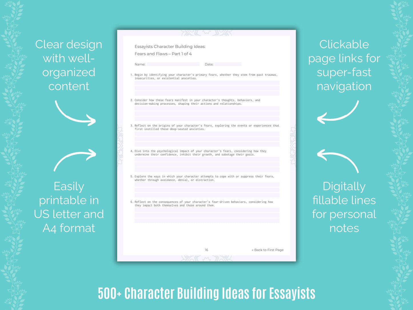 Essayists Writing Templates