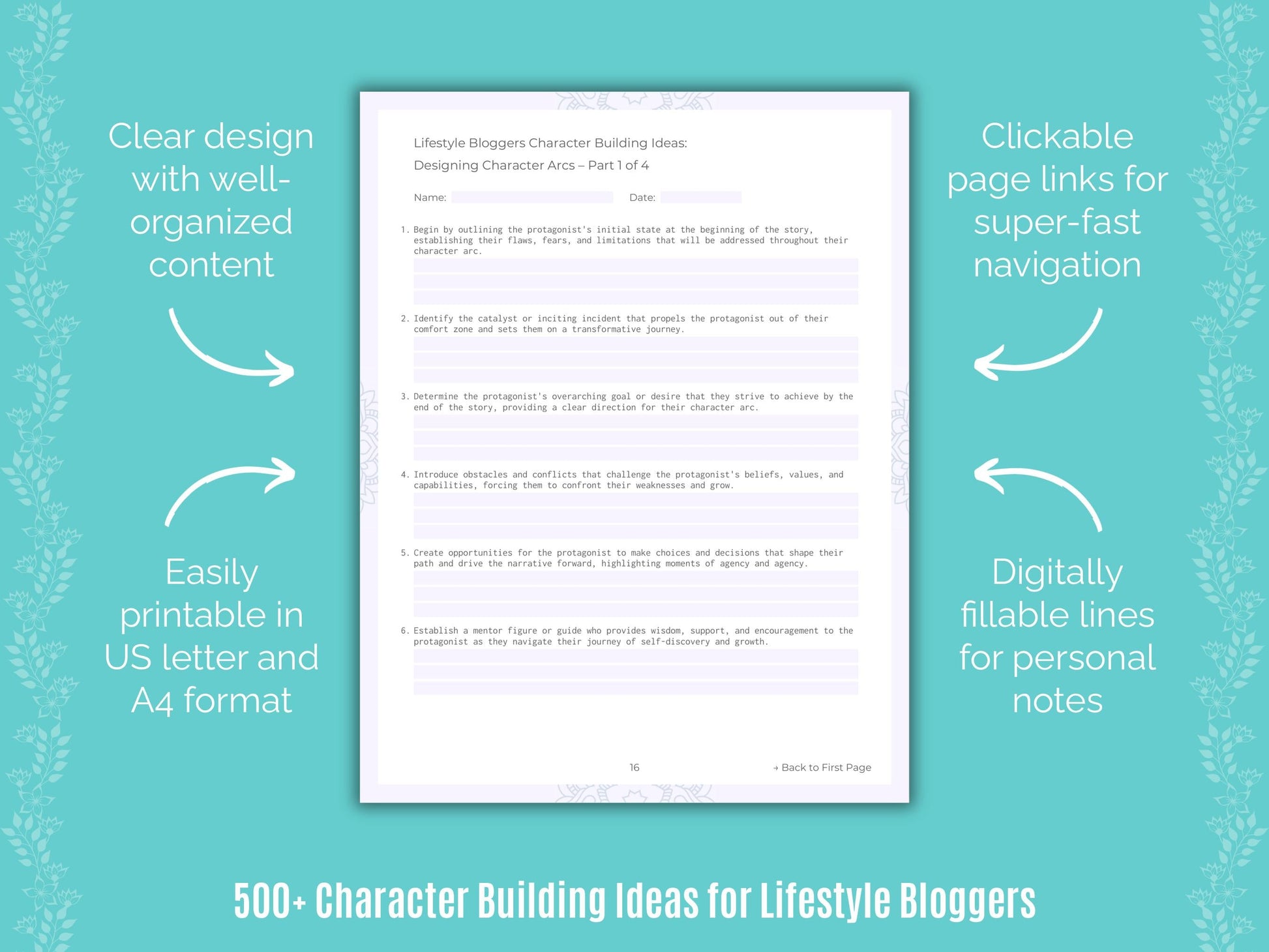 Lifestyle Bloggers Writing Templates