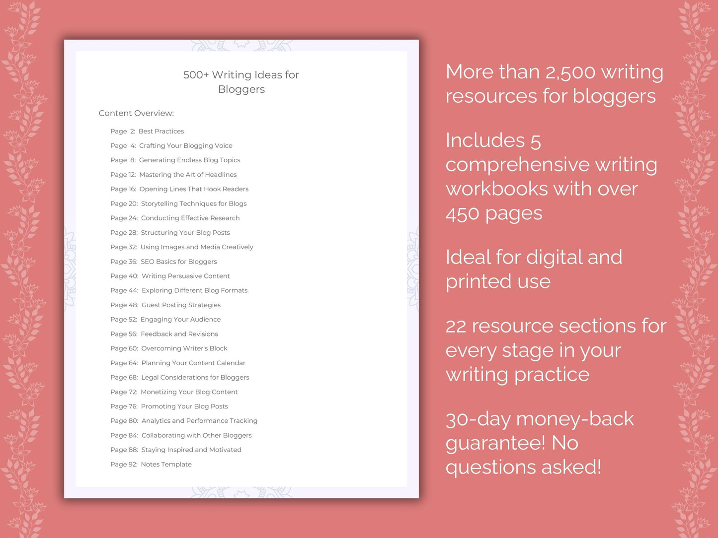 Bloggers Writing Templates