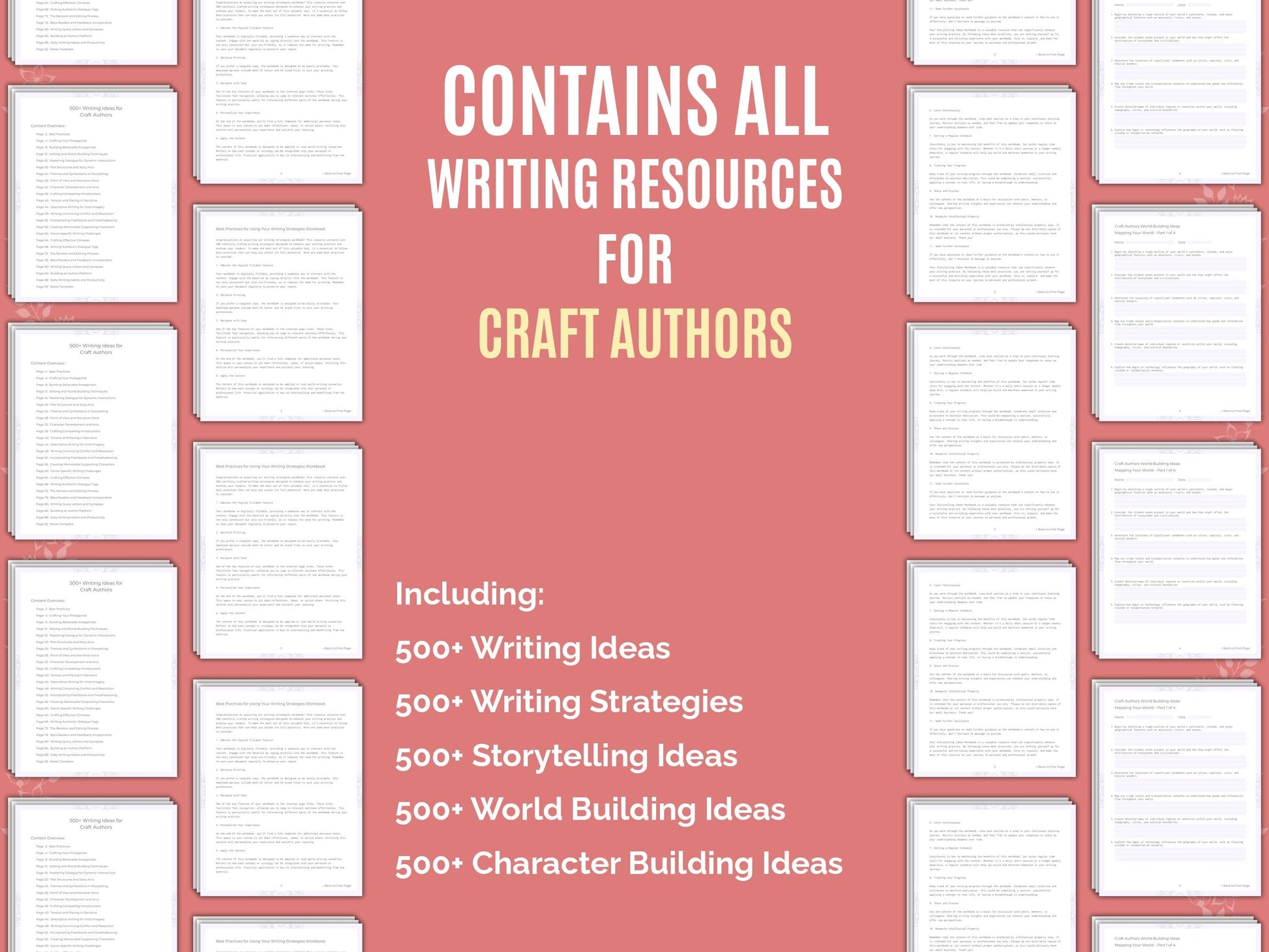 Craft Authors Writing Worksheets